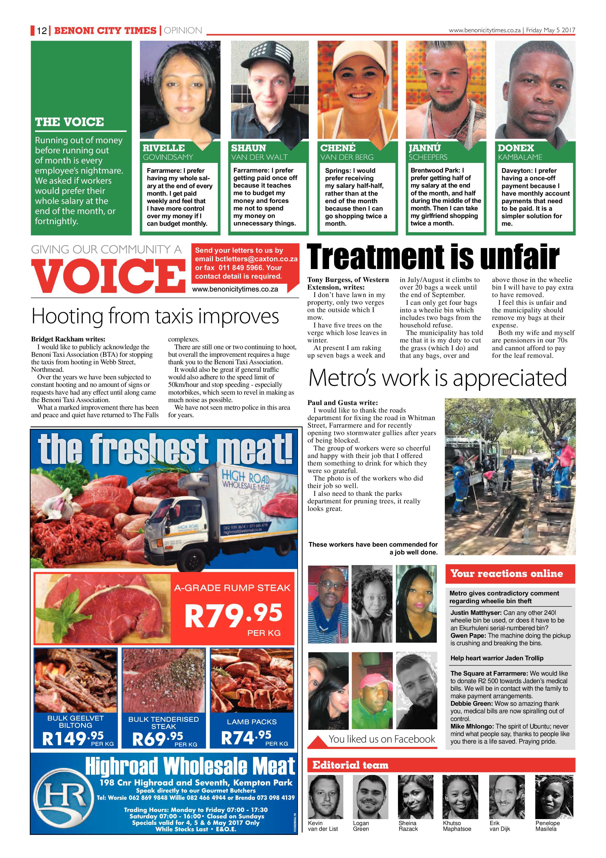 Benoni City Times 04 May 2017 page 12