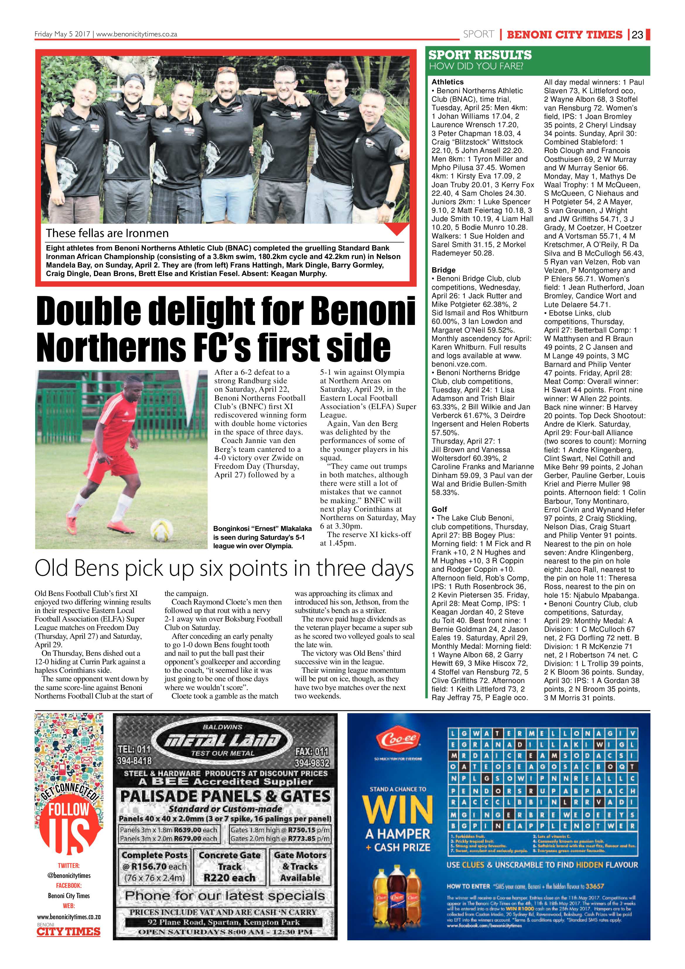 Benoni City Times 04 May 2017 page 23