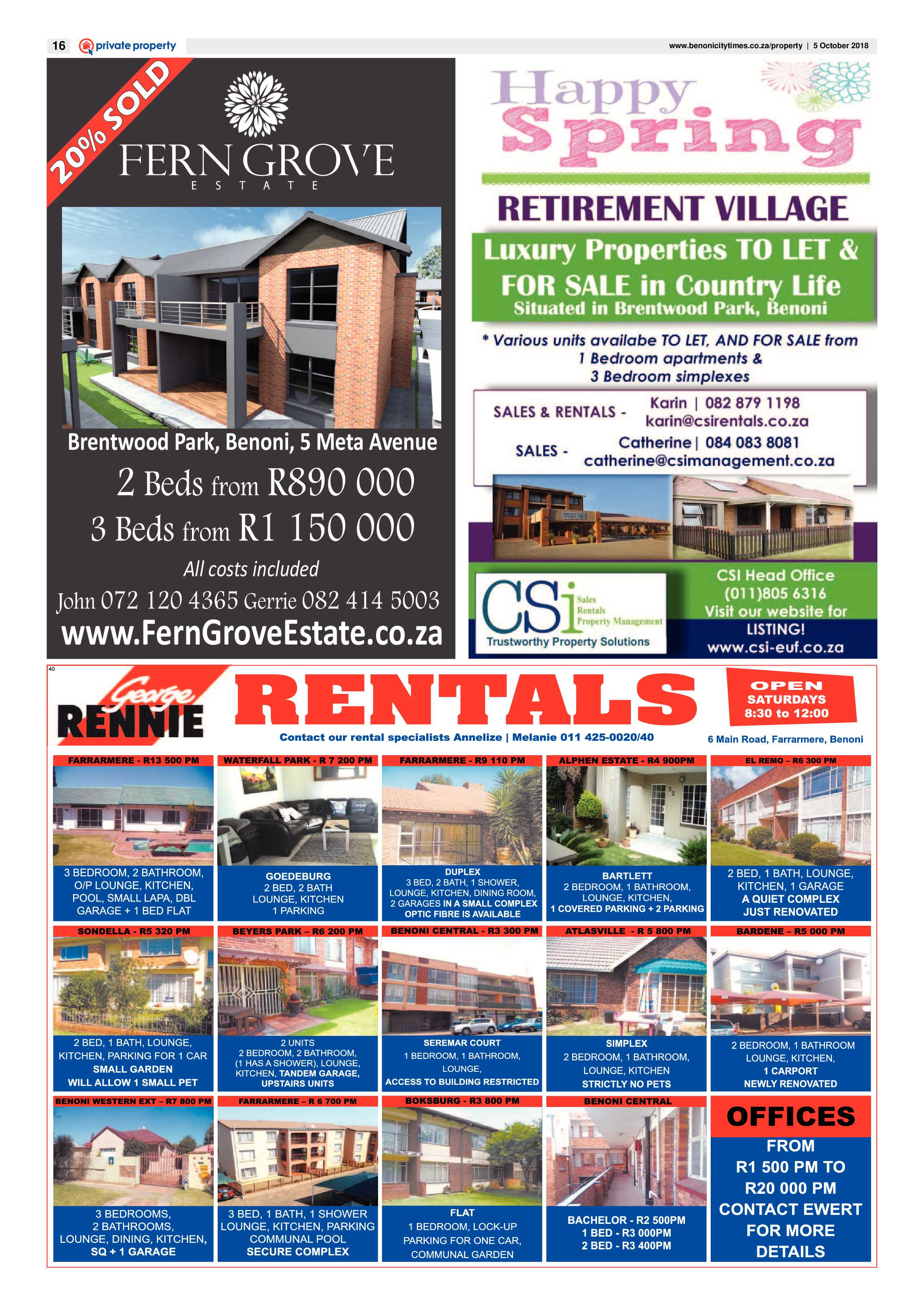 Benoni City Times 04 October 2018 page 16