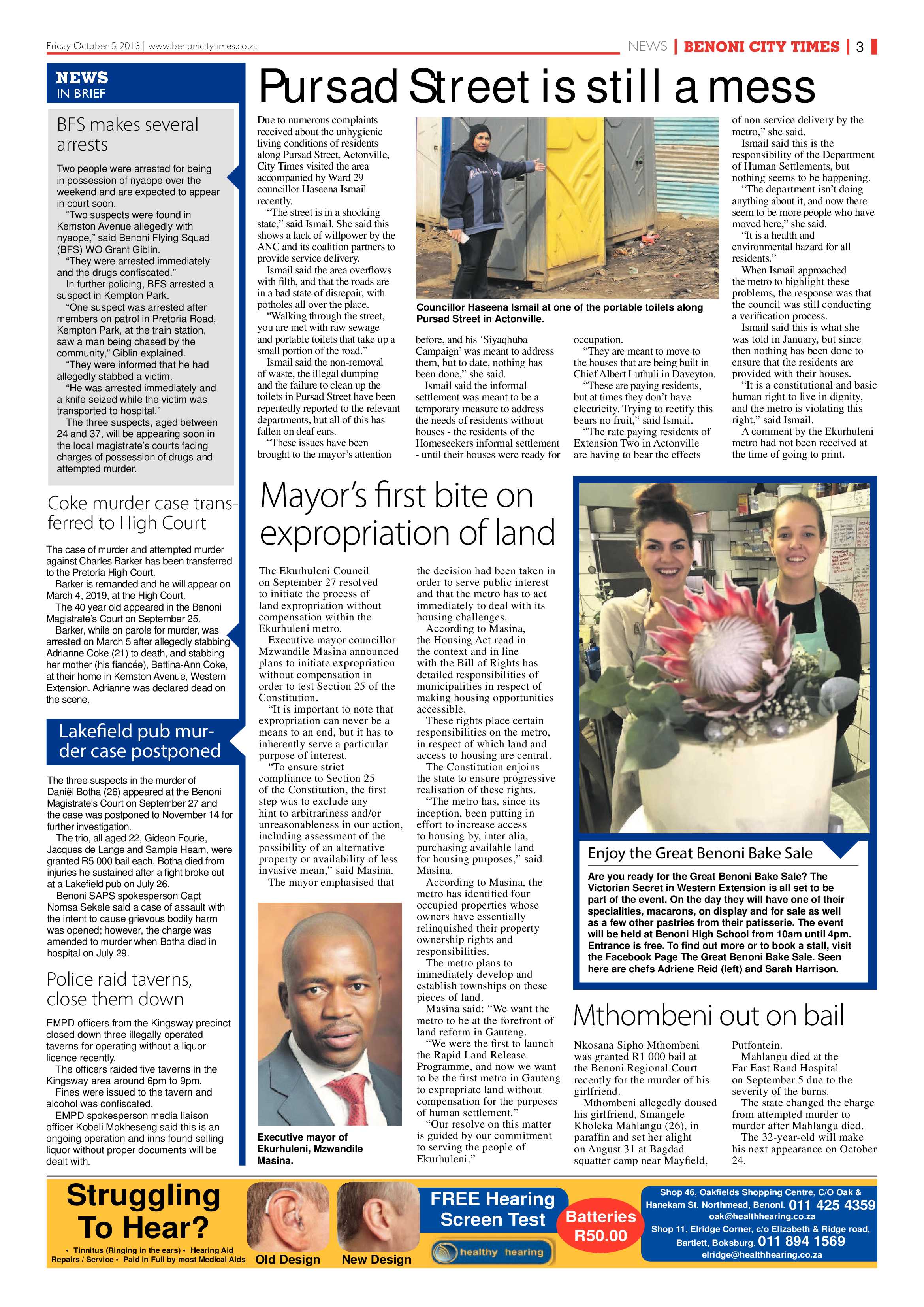 Benoni City Times 04 October 2018 page 3