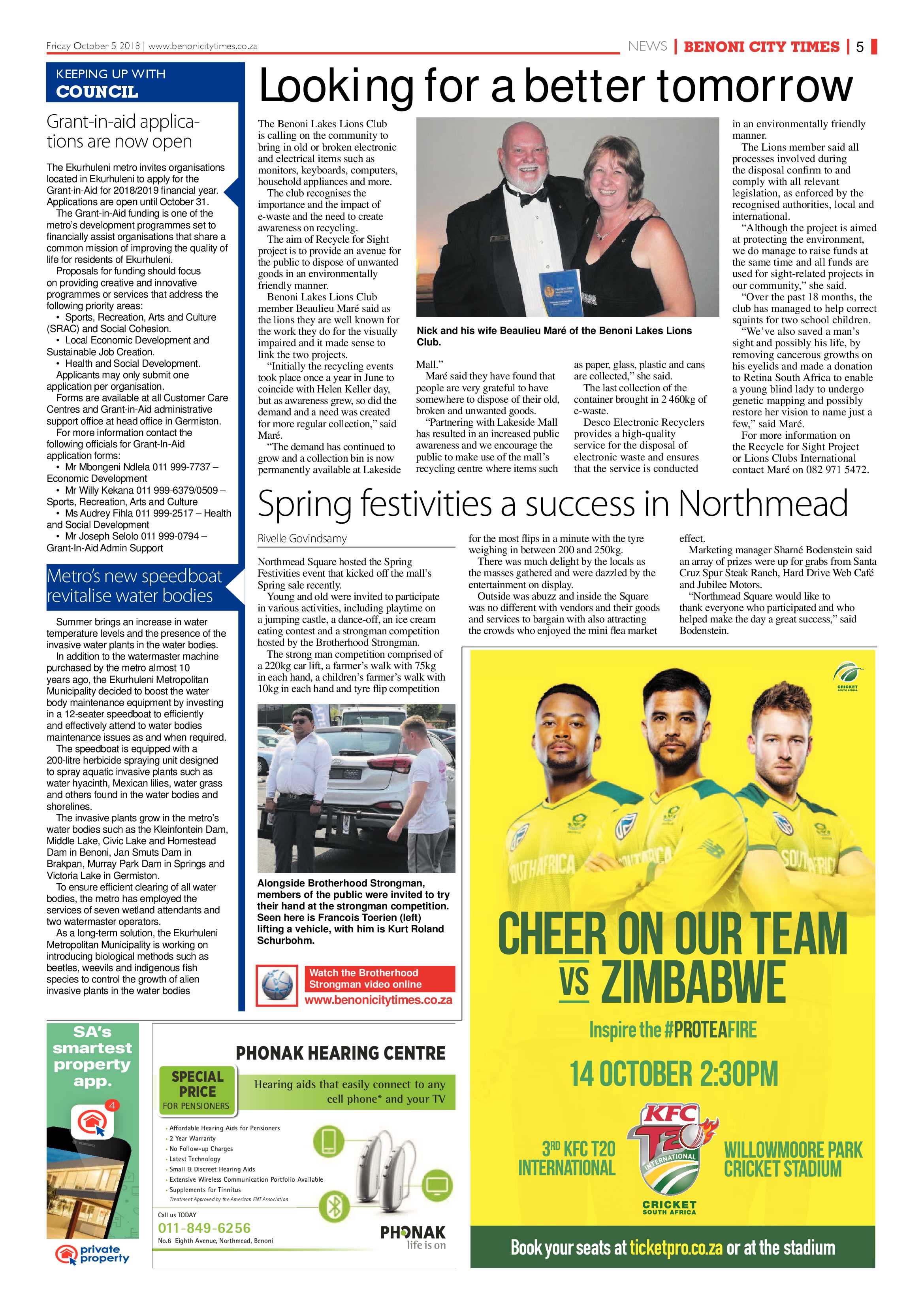 Benoni City Times 04 October 2018 page 5