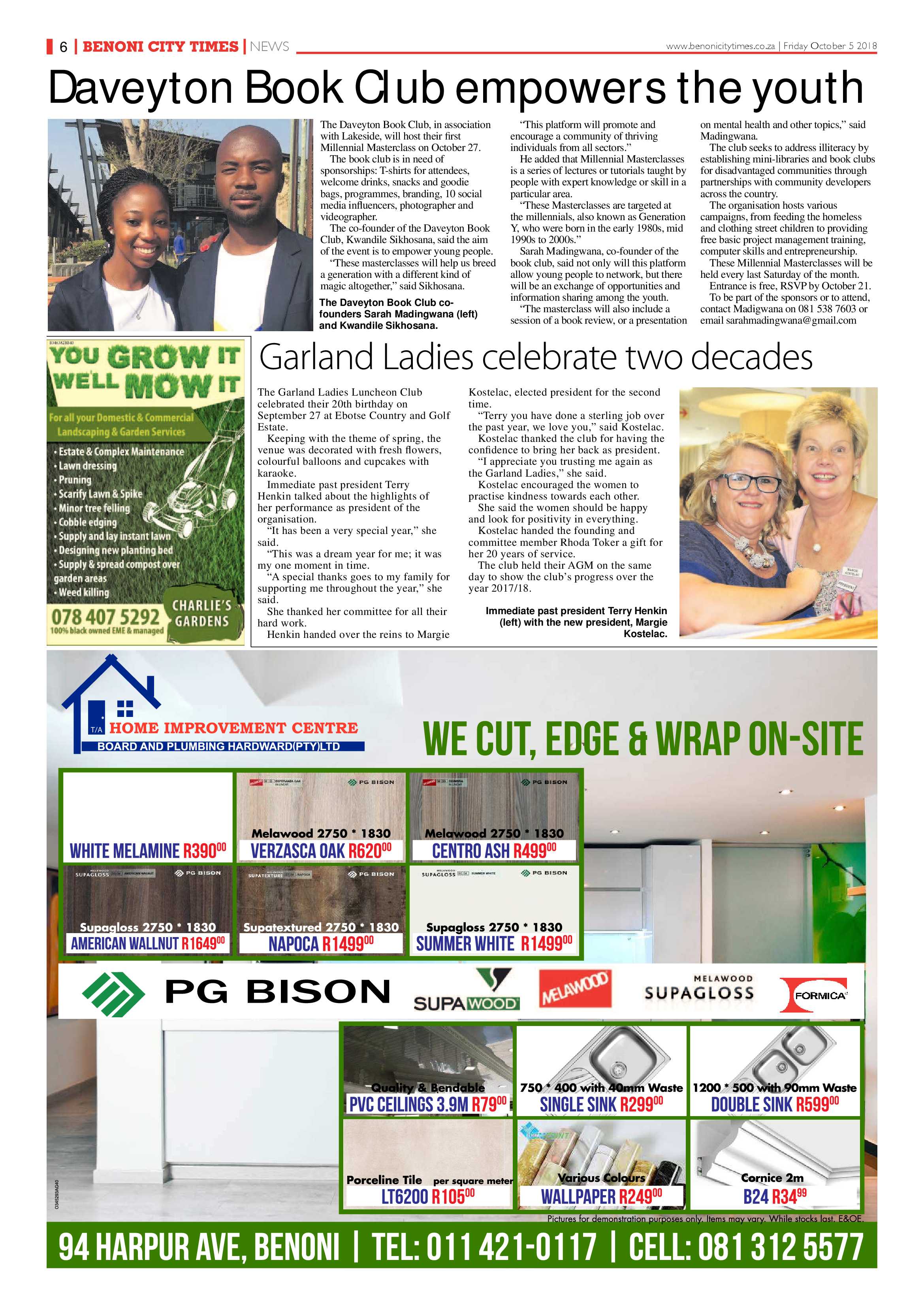 Benoni City Times 04 October 2018 page 6