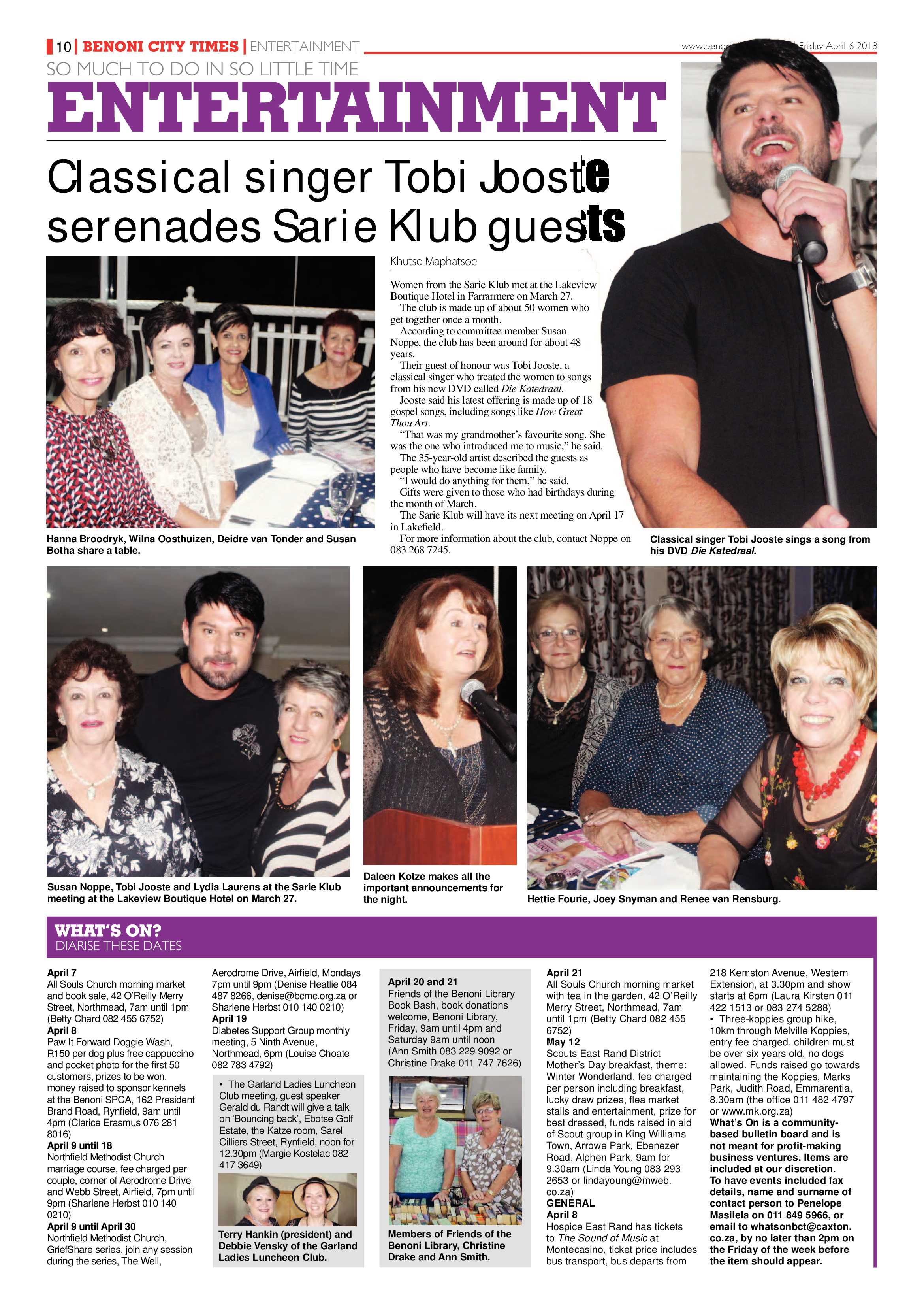 Benoni City Times 05 April 2018 page 10