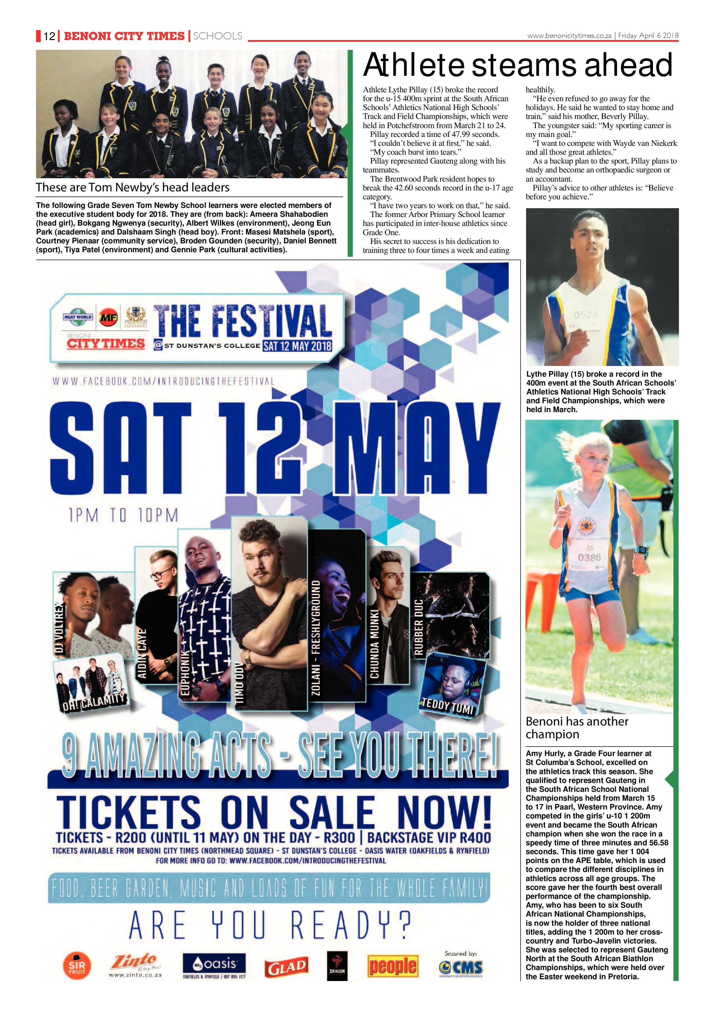 Benoni City Times 05 April 2018 page 12