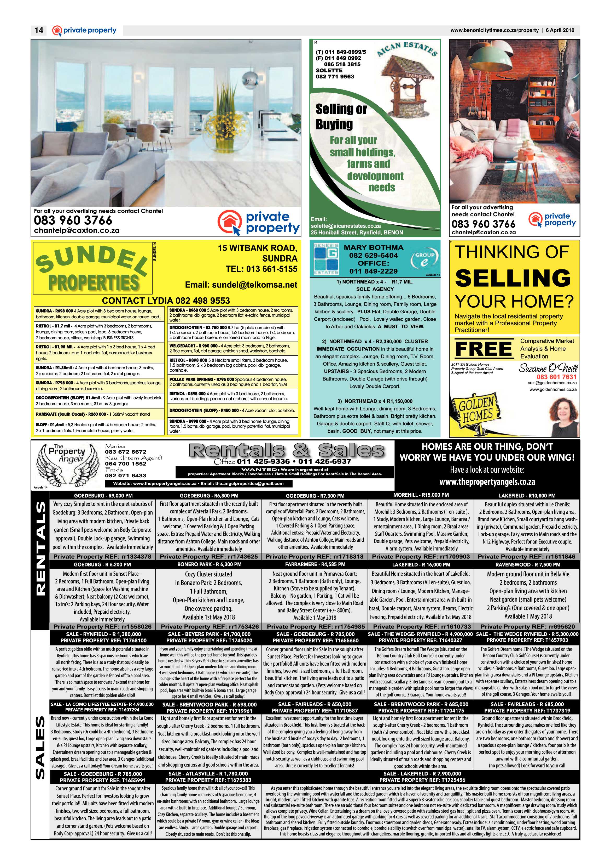 Benoni City Times 05 April 2018 page 14