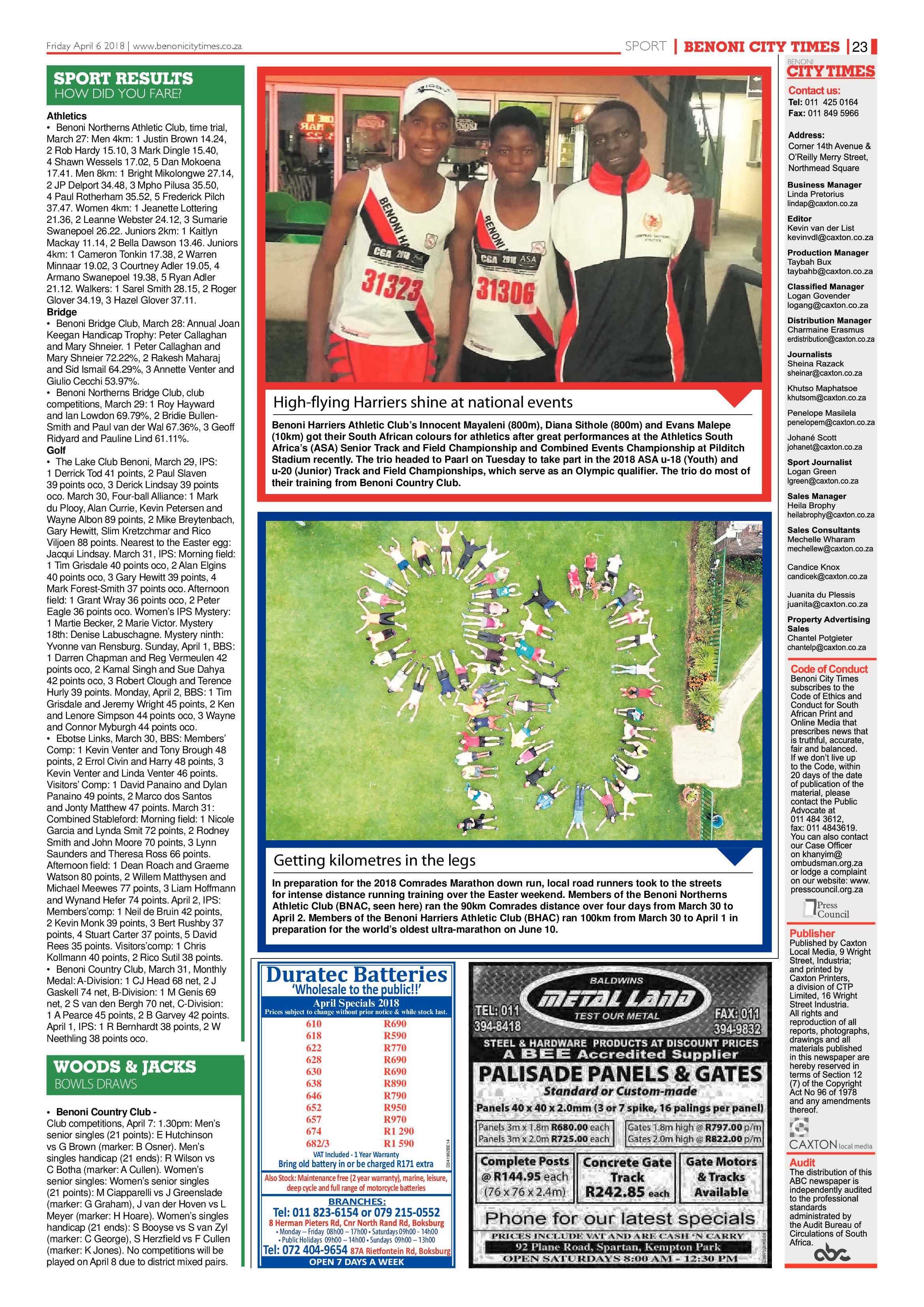Benoni City Times 05 April 2018 page 23