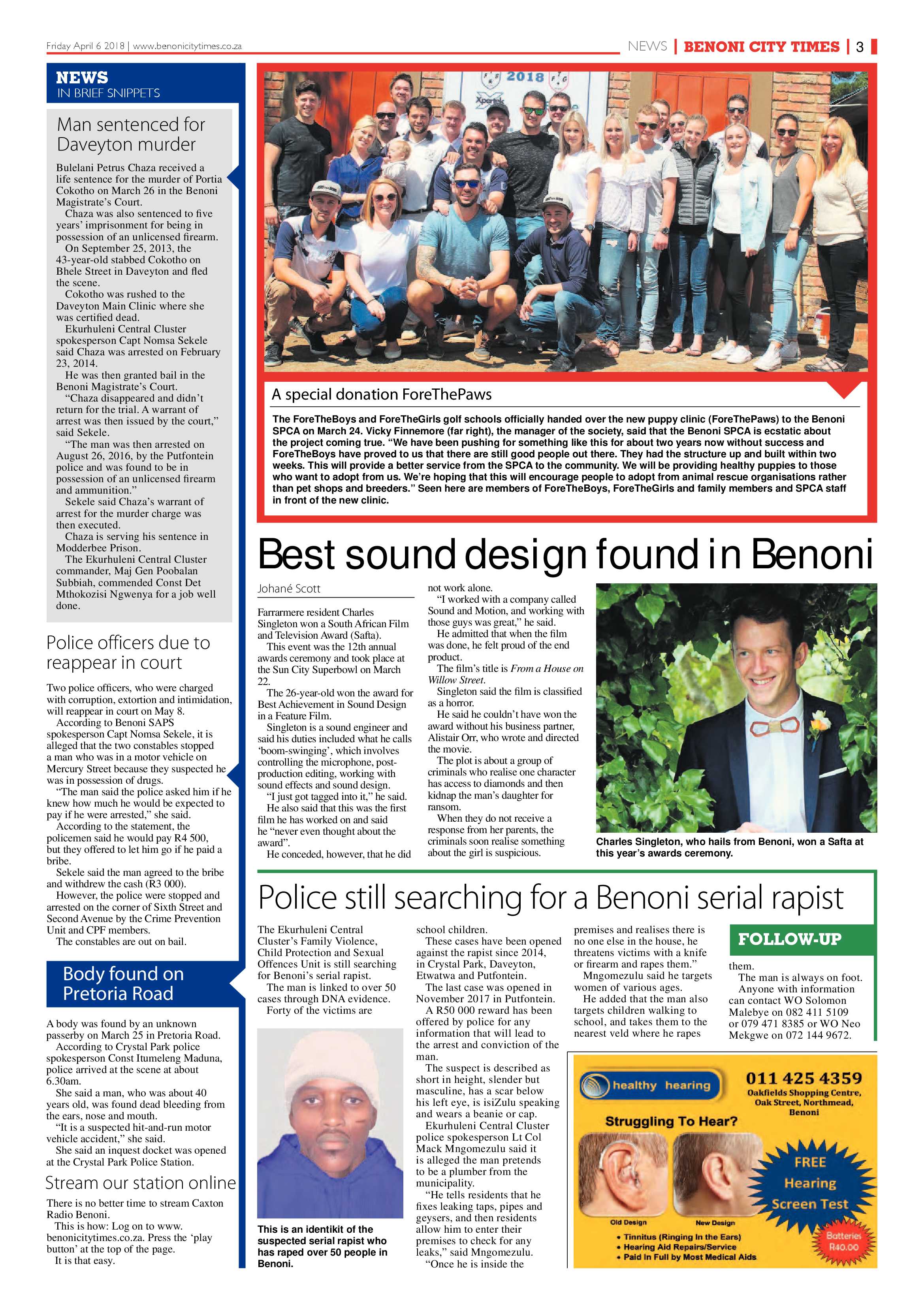 Benoni City Times 05 April 2018 page 3