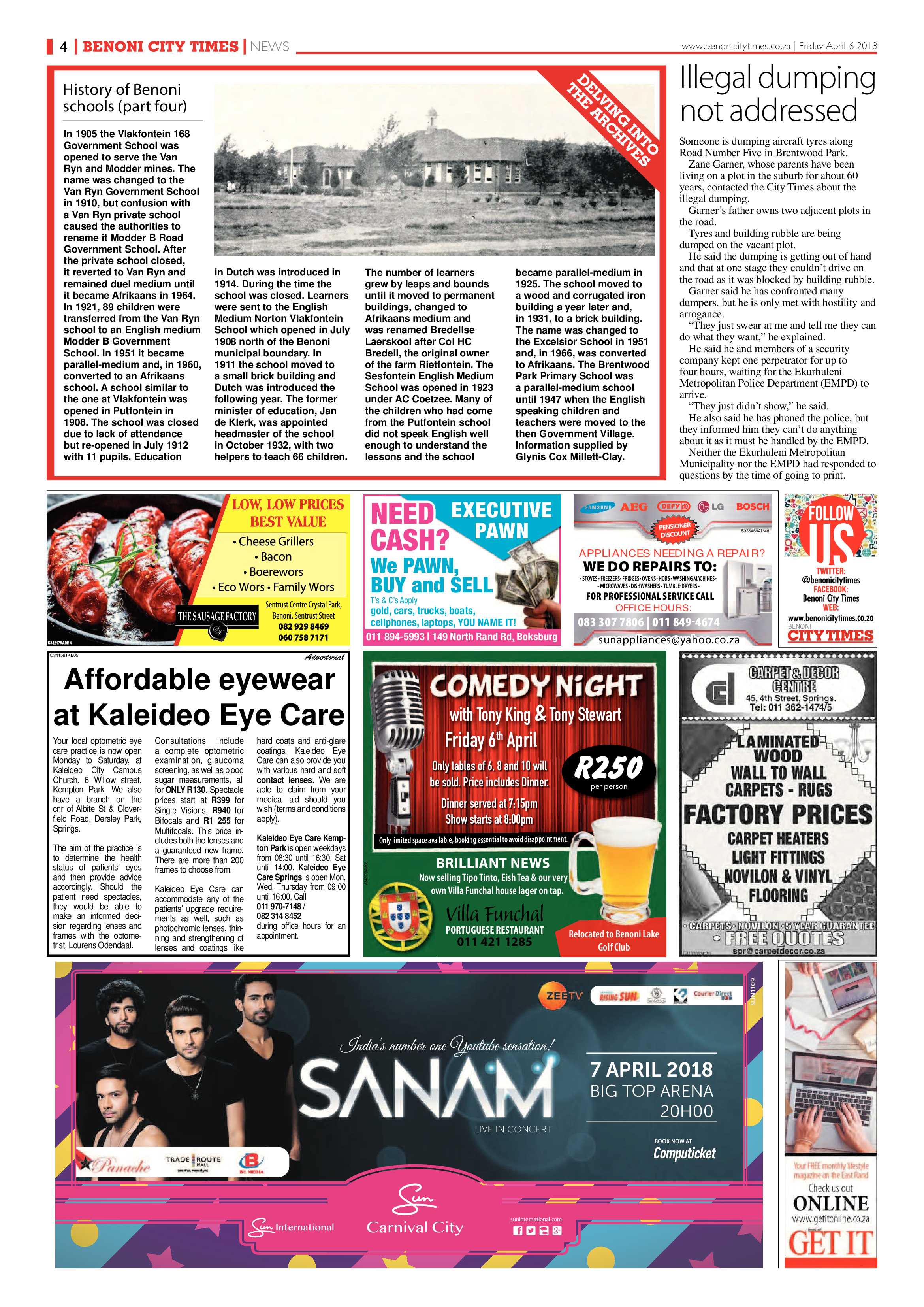 Benoni City Times 05 April 2018 page 4