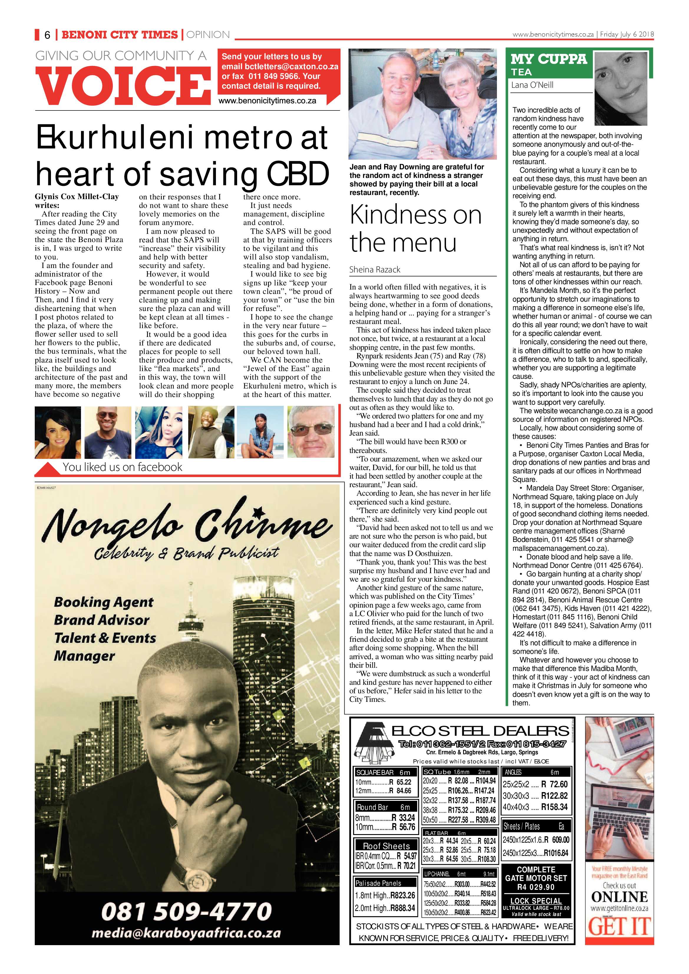 Benoni City Times 05 July page 6