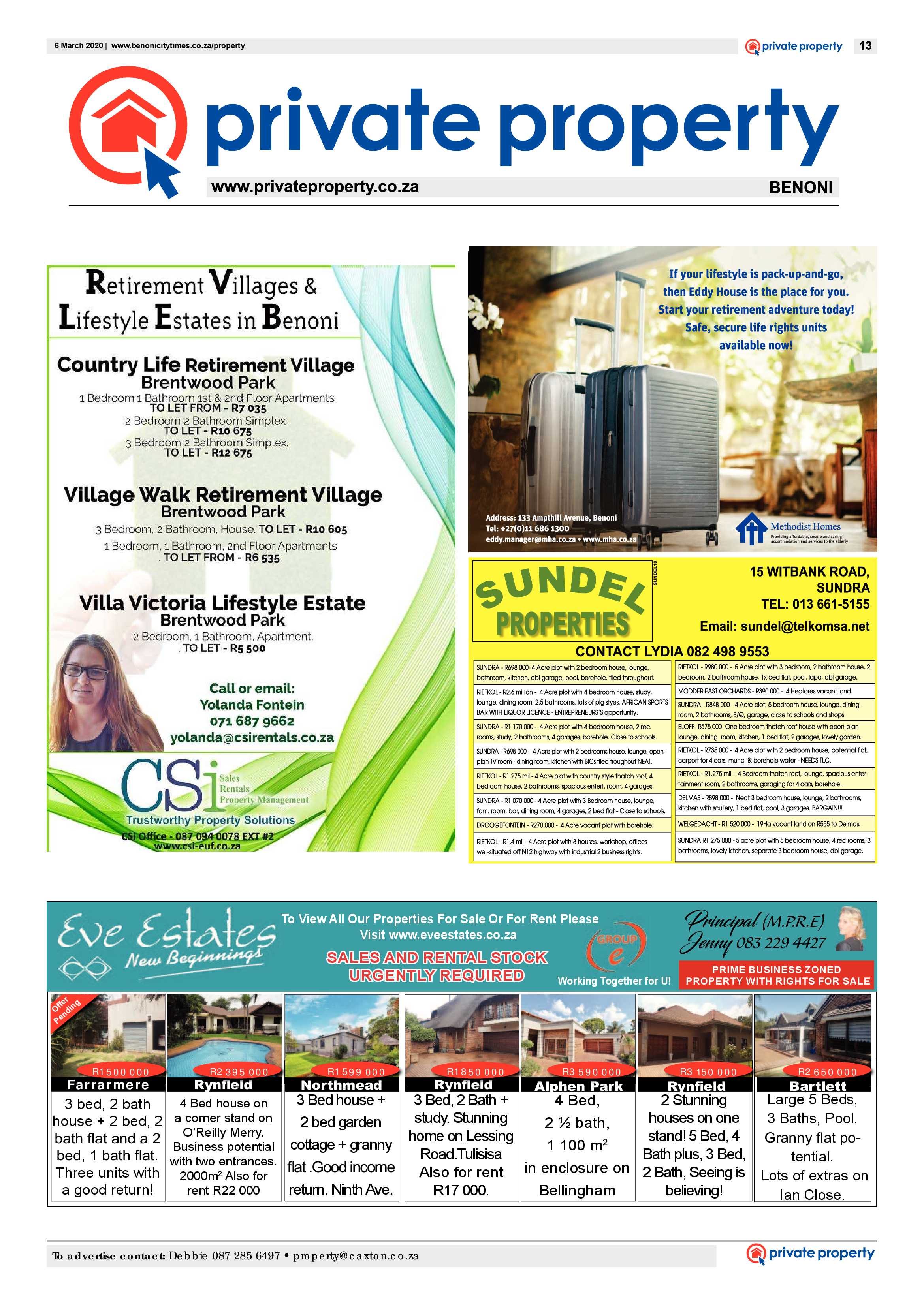 Benoni City Times 05 March 2020 page 13