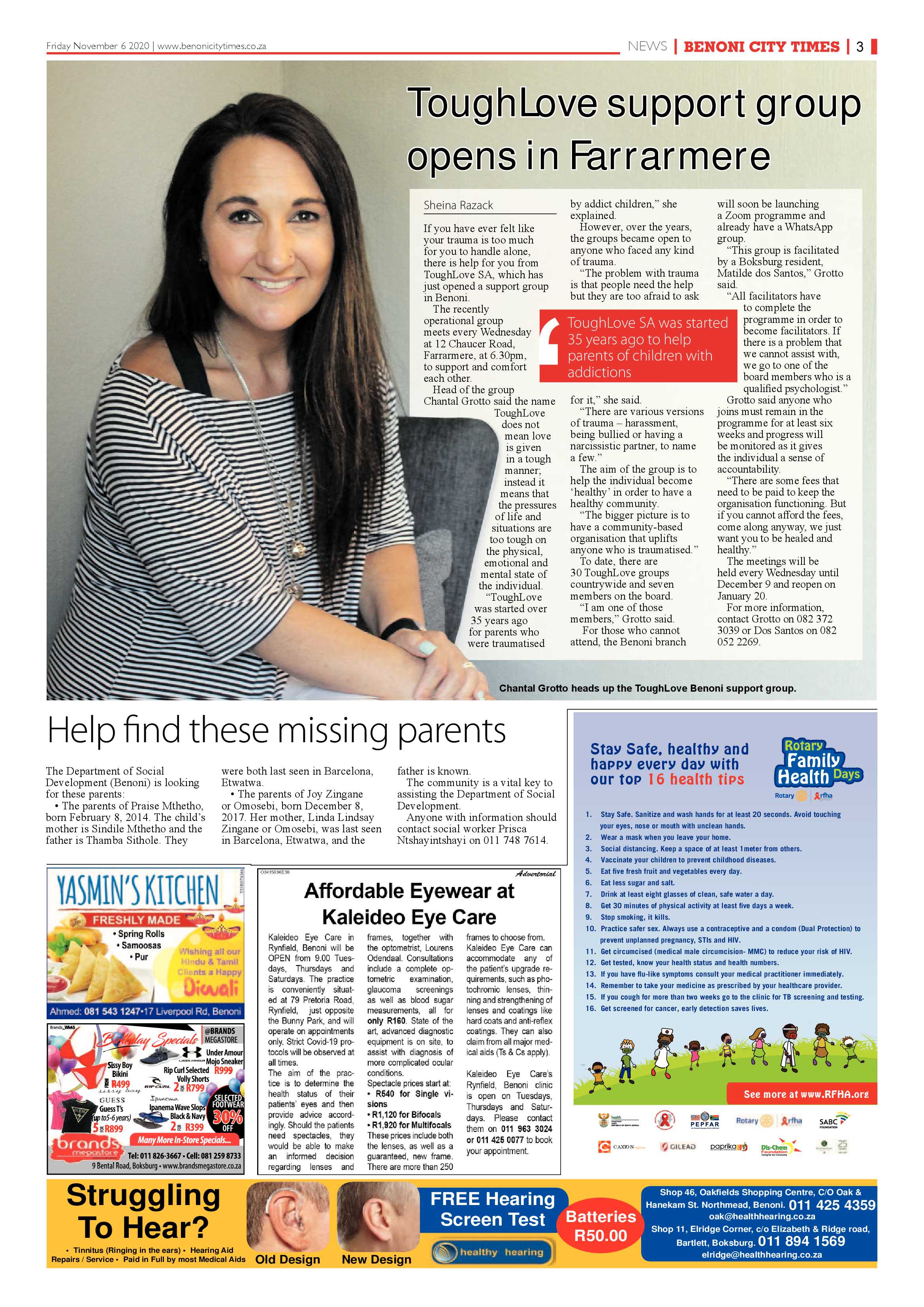Benoni City Times 05 November 2020 page 3