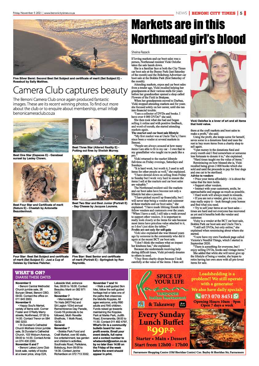 Benoni City Times 05 November 2021 page 5