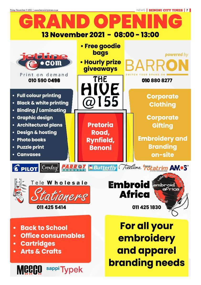 Benoni City Times 05 November 2021 page 7
