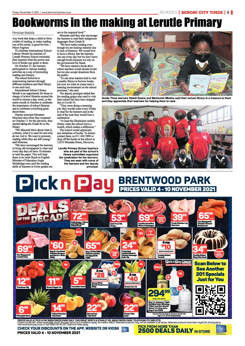 Benoni City Times 05 November 2021 page 9