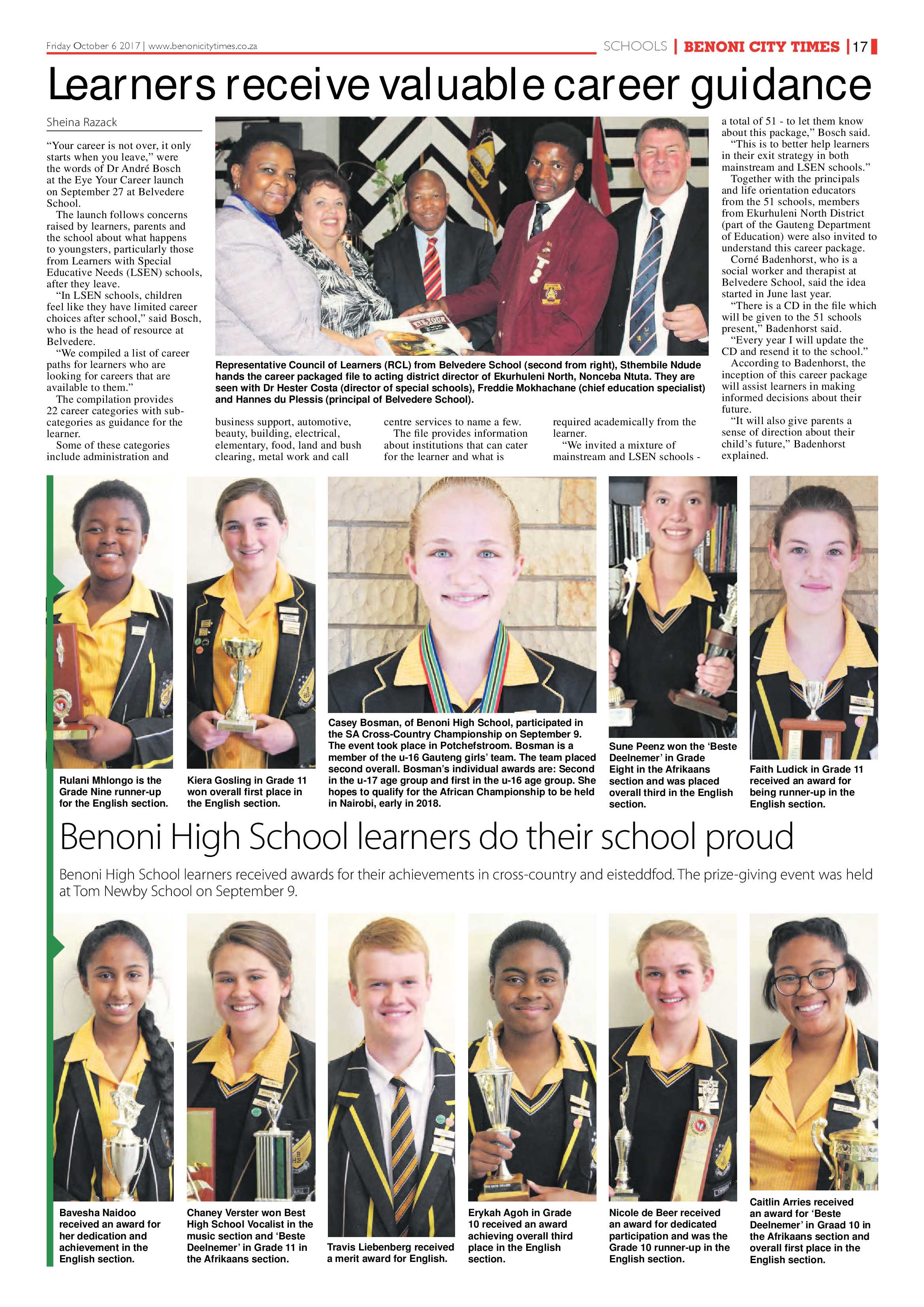 Benoni City Times 05 October 2017 page 17