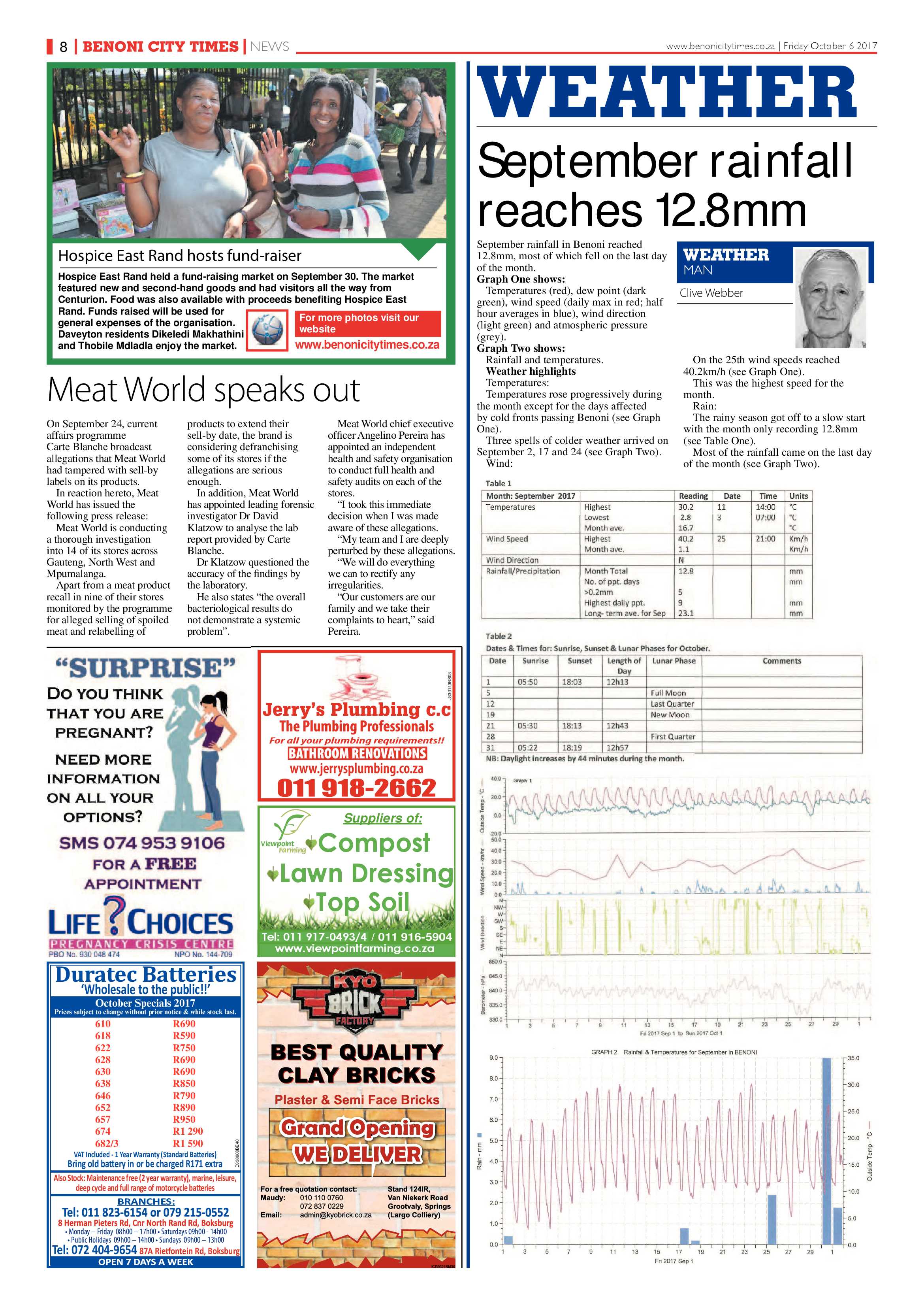 Benoni City Times 05 October 2017 page 8