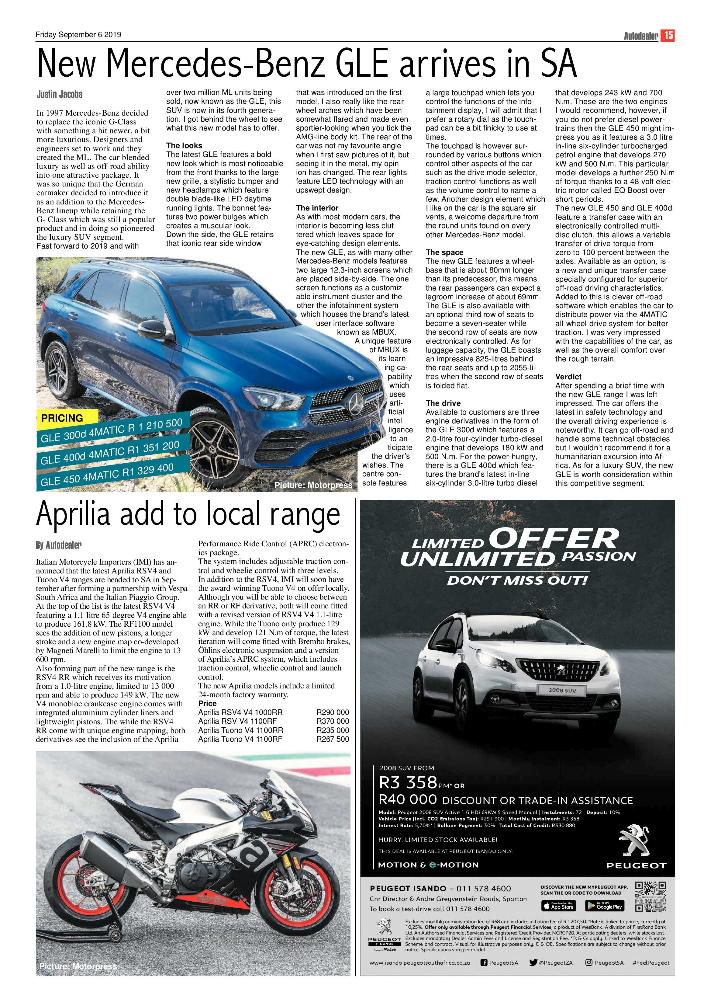 Benoni City Times 05 September 2019 page 15