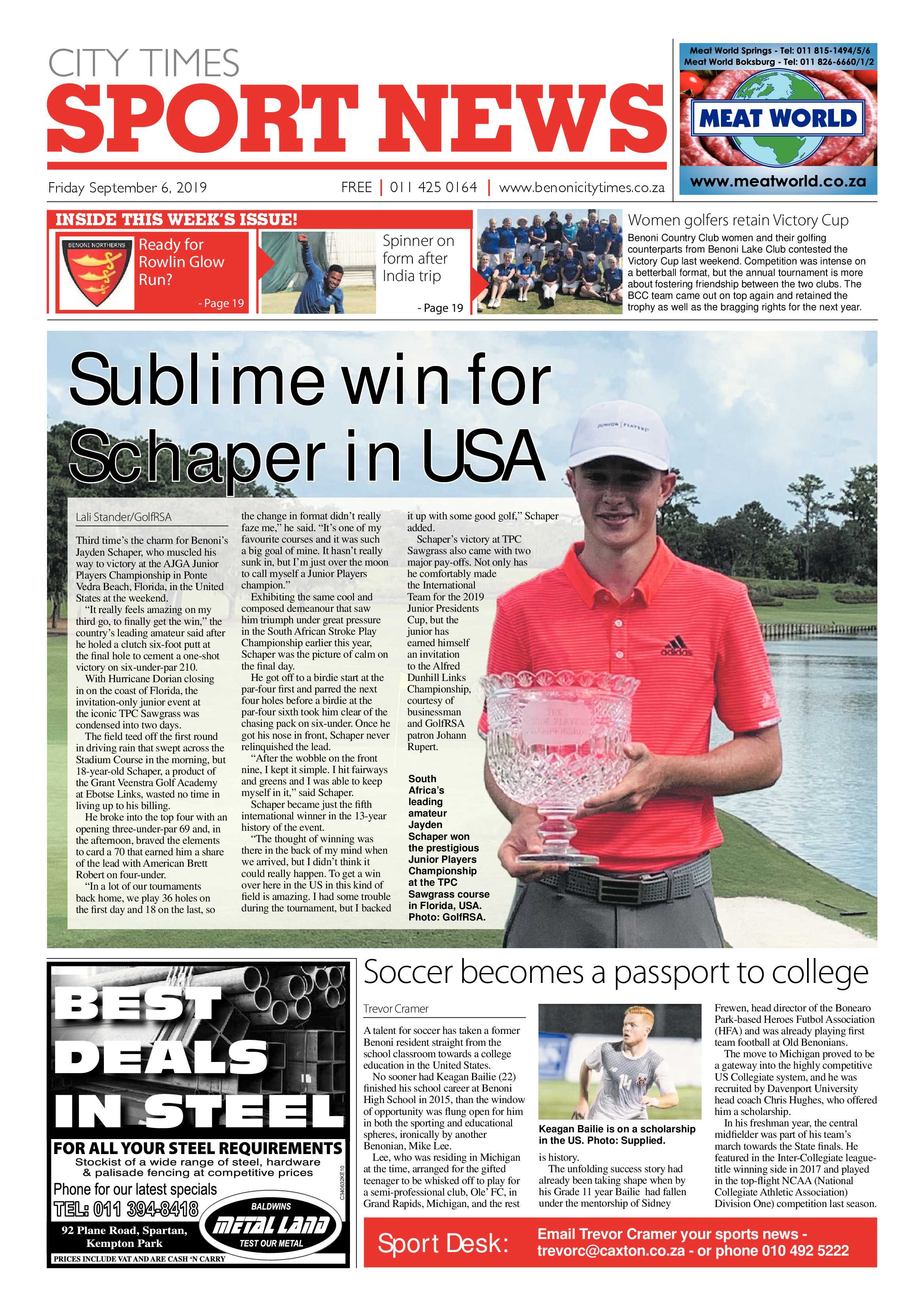 Benoni City Times 05 September 2019 page 20