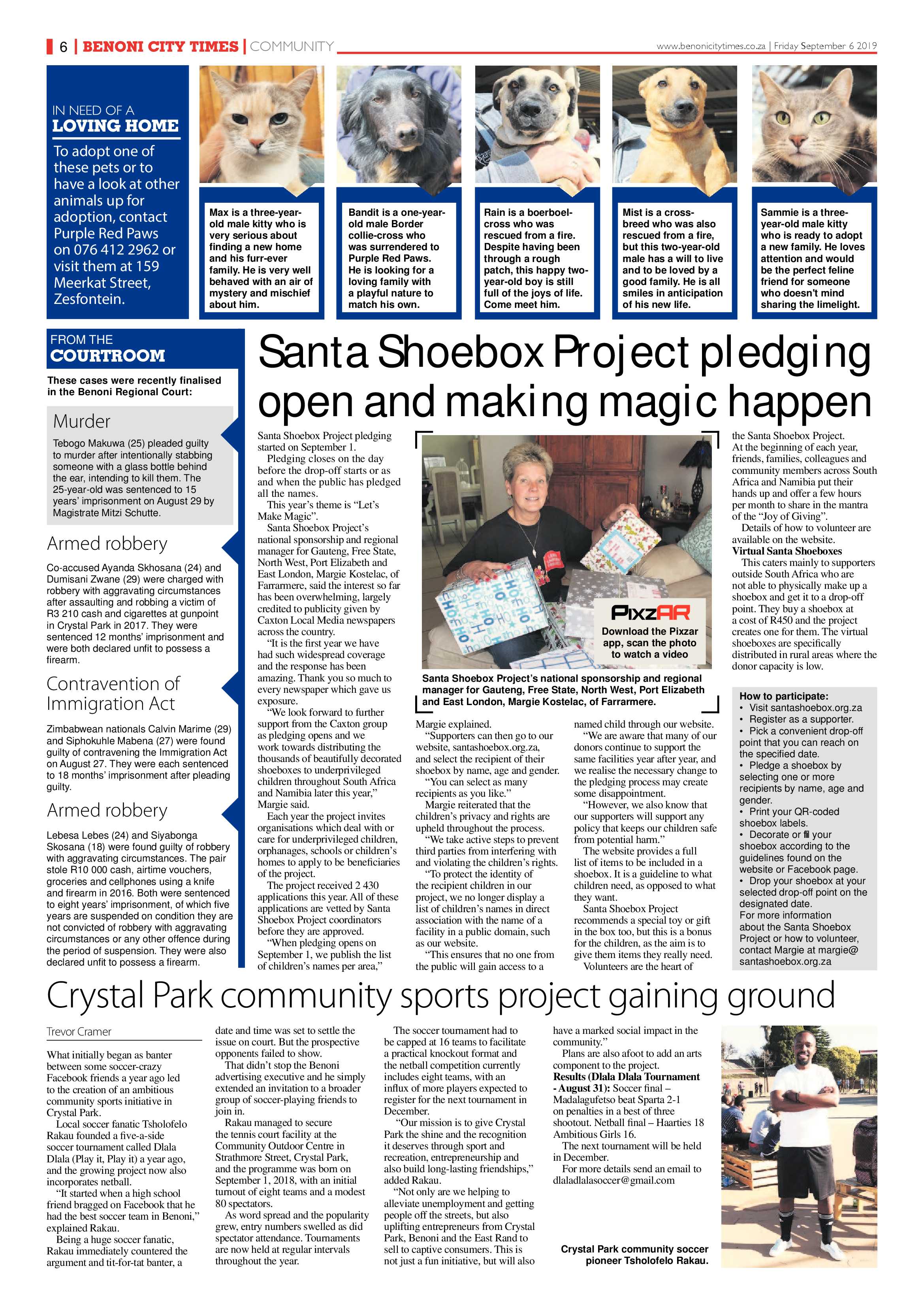 Benoni City Times 05 September 2019 page 6