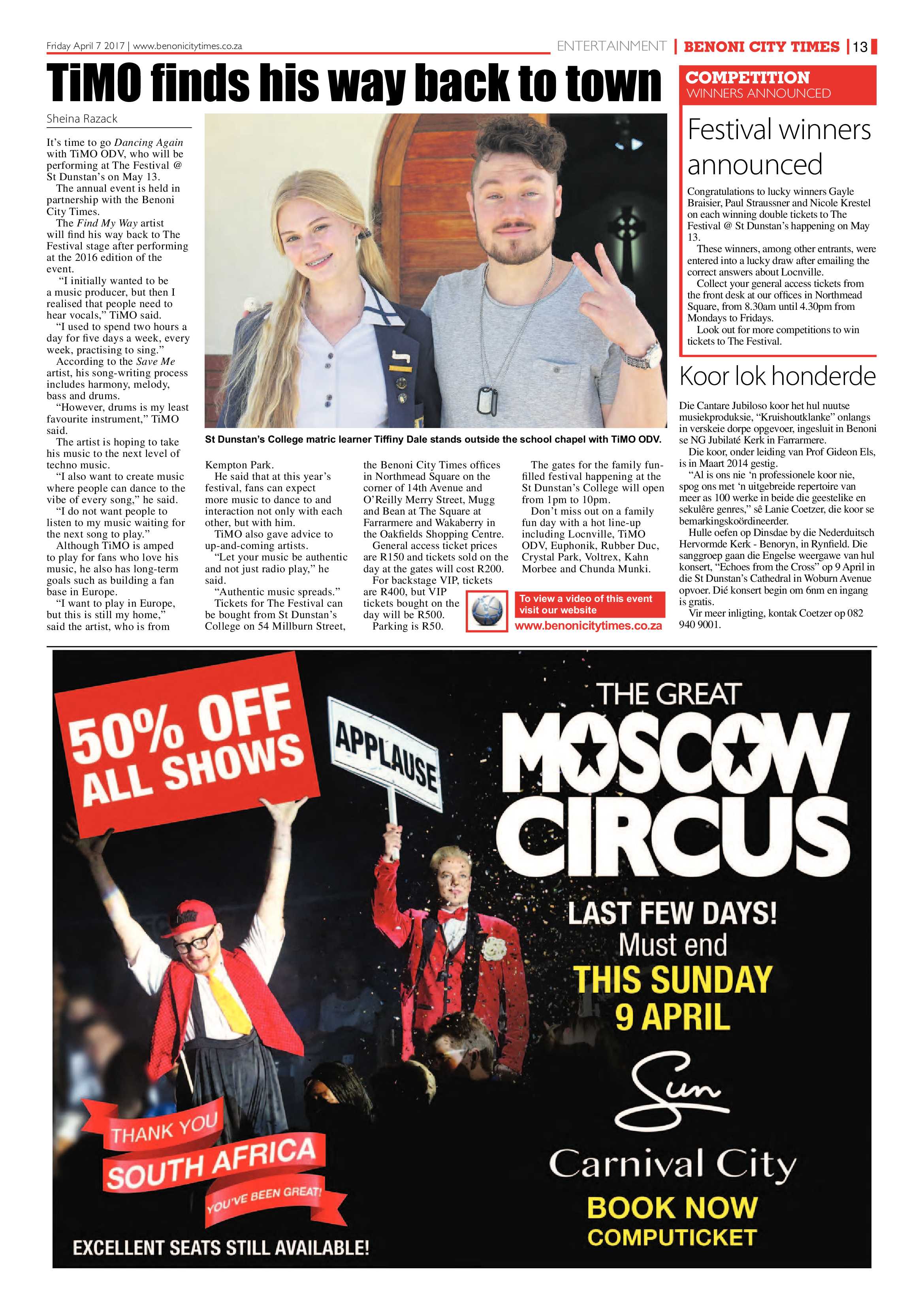 Benoni City Times 06 April 2017 page 13