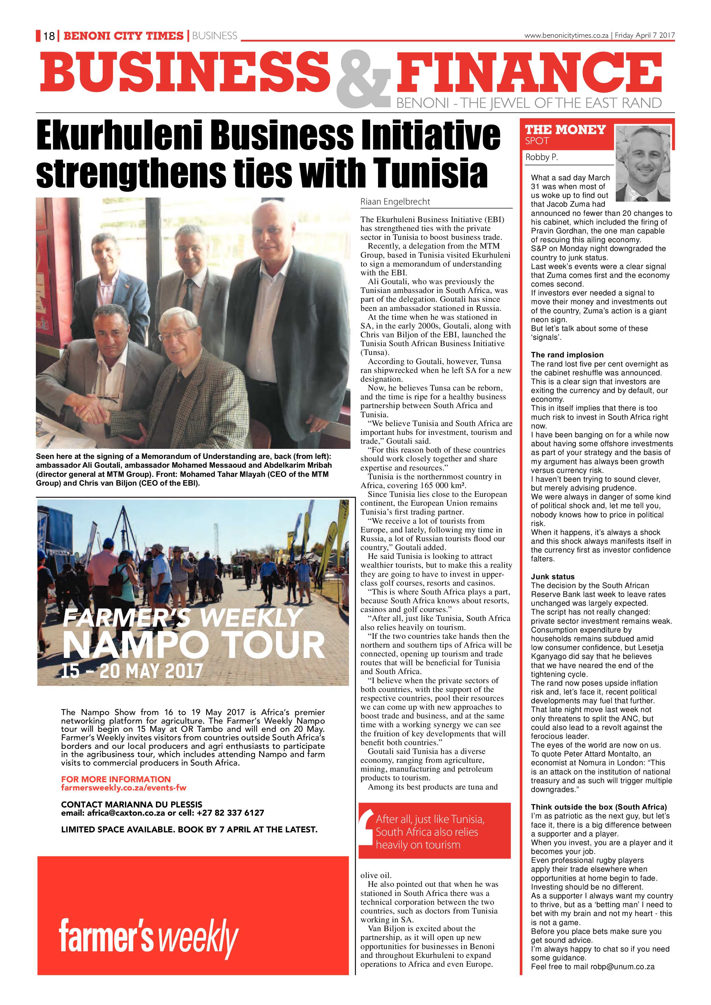 Benoni City Times 06 April 2017 page 18