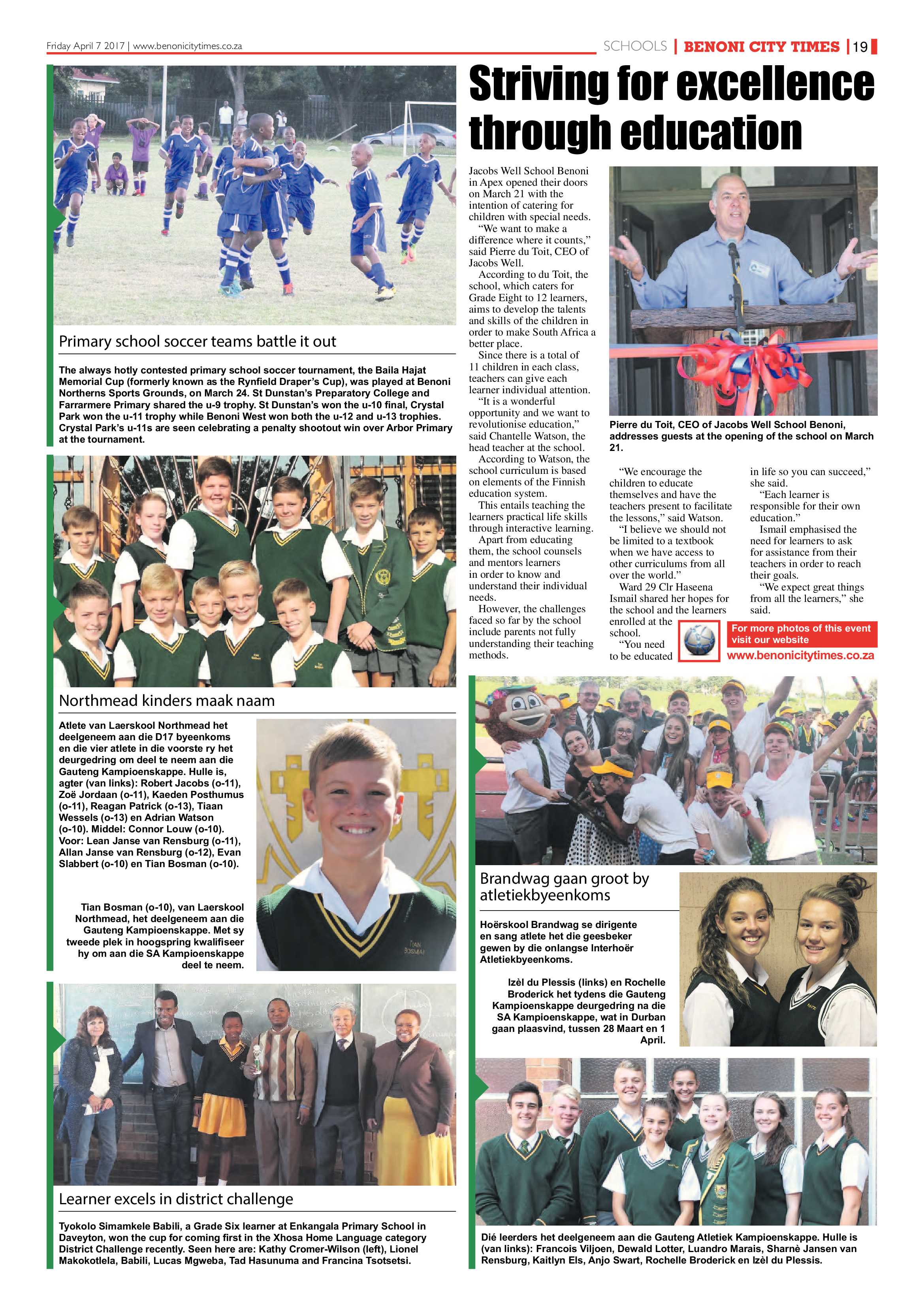 Benoni City Times 06 April 2017 page 19
