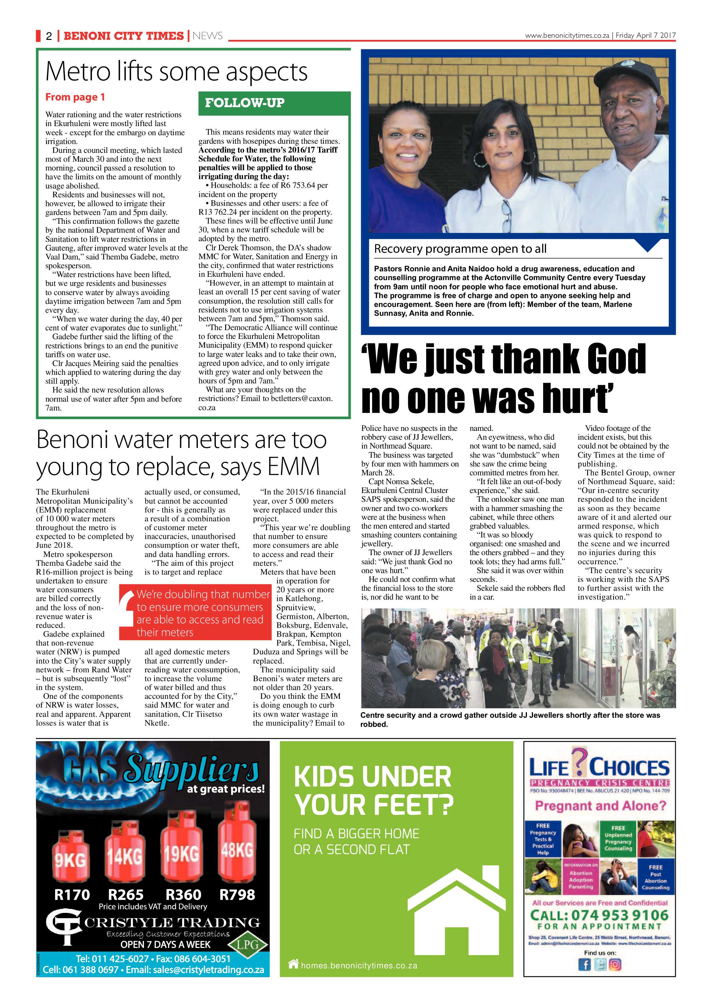 Benoni City Times 06 April 2017 page 2
