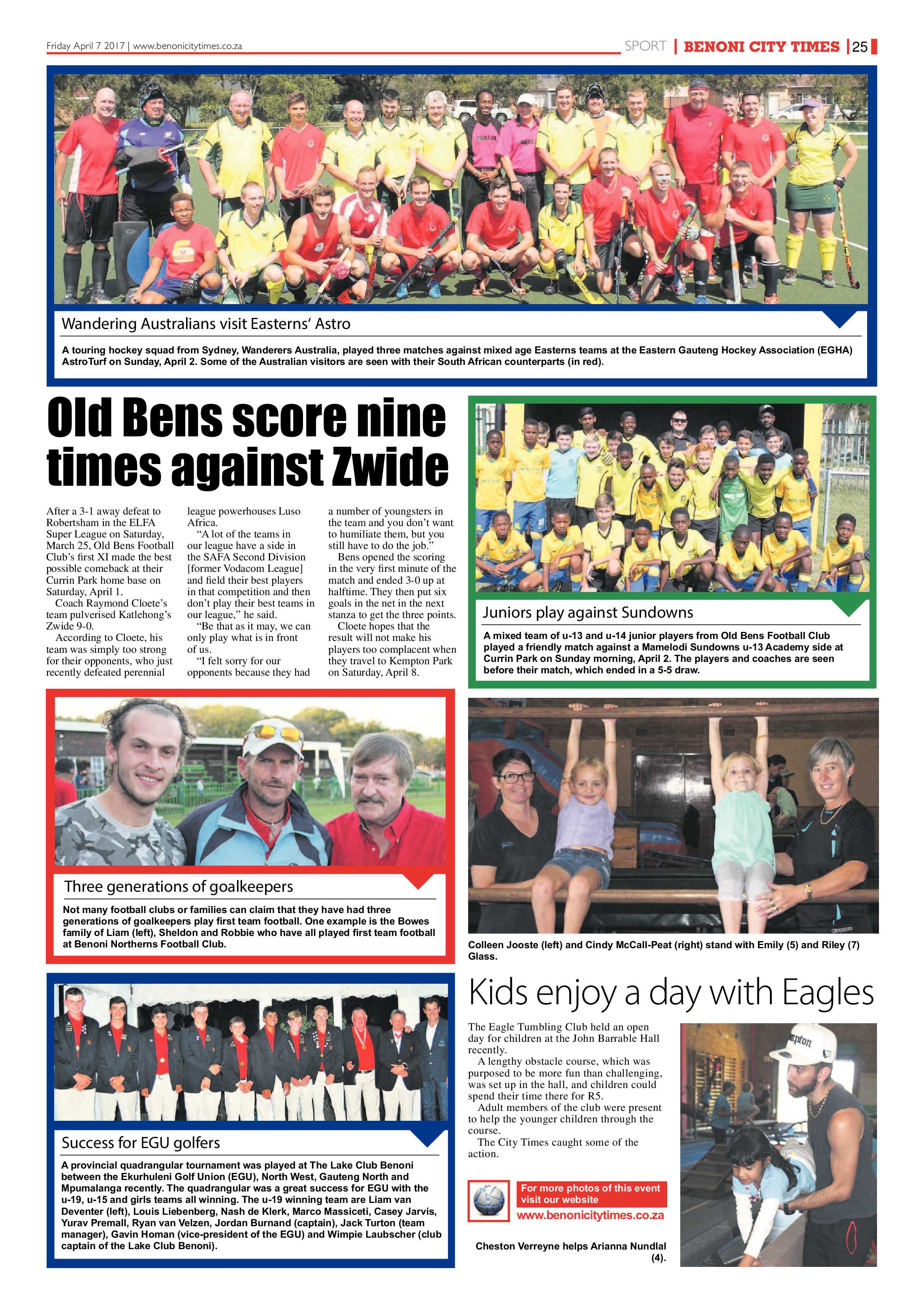 Benoni City Times 06 April 2017 page 25