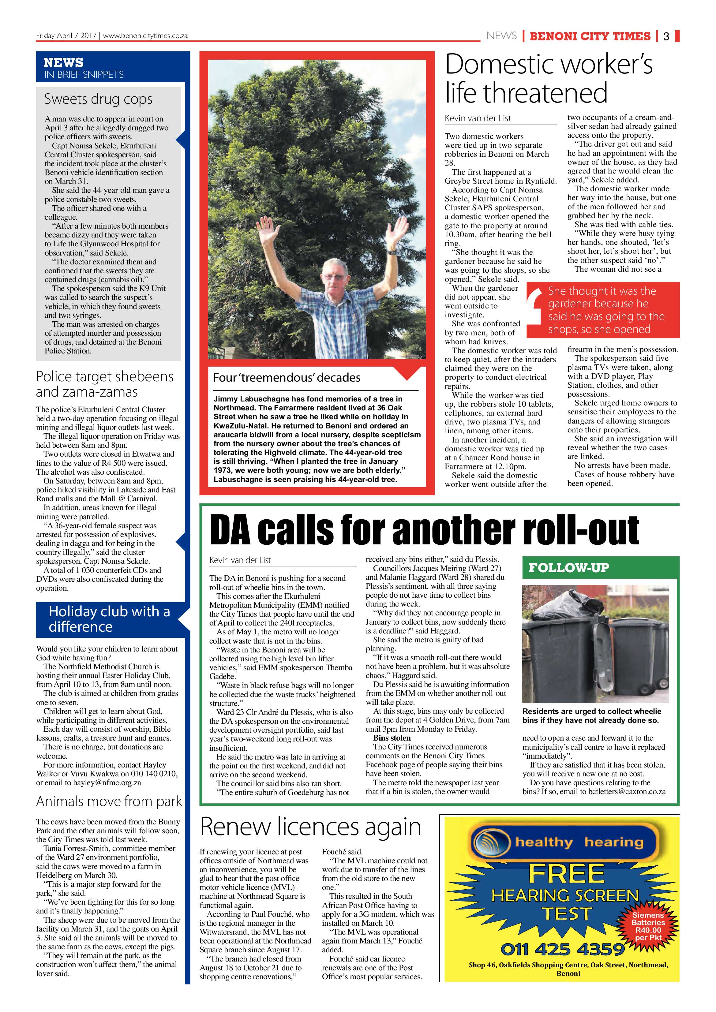 Benoni City Times 06 April 2017 page 3