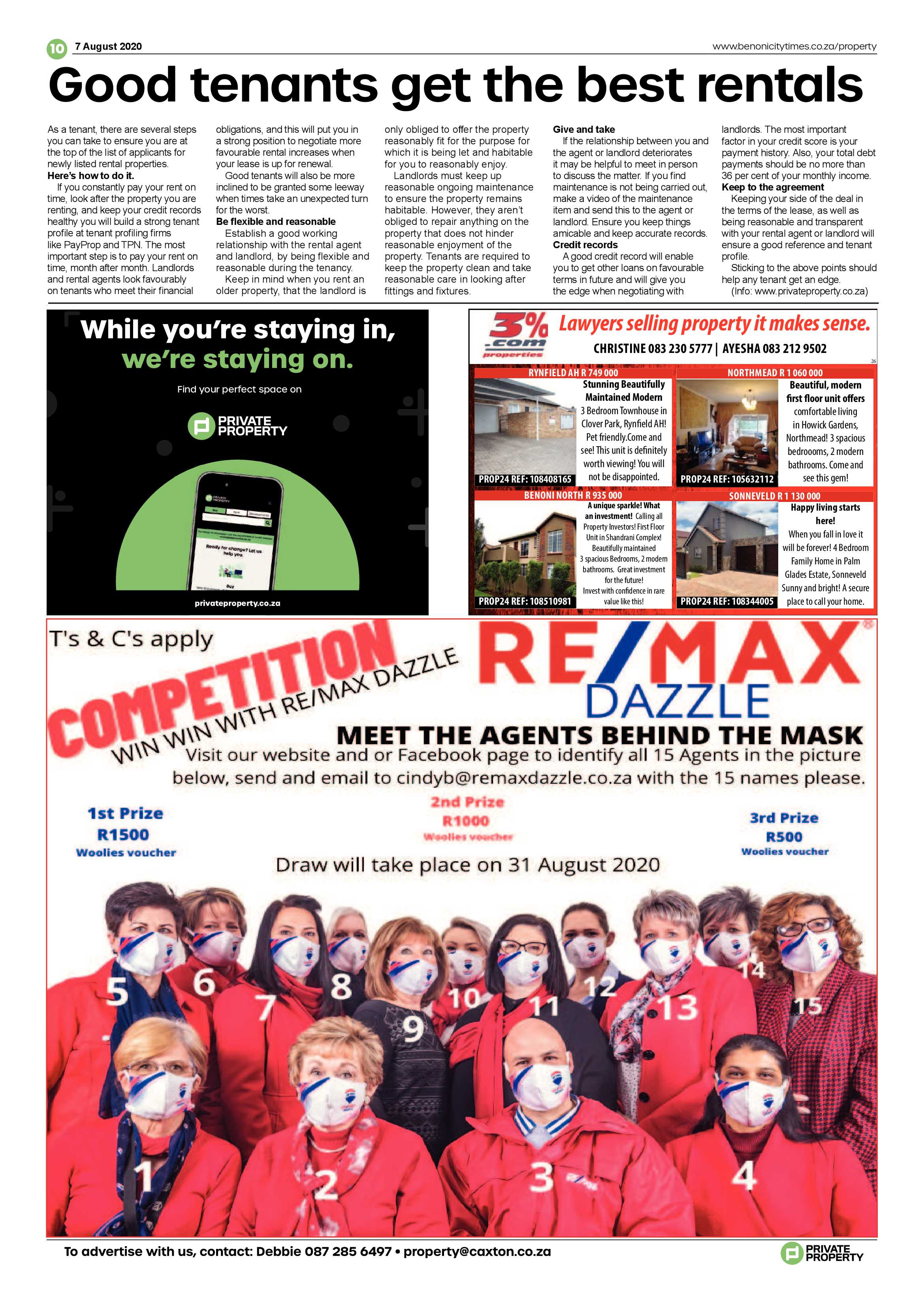 Benoni City Times 06 August 2020 page 10