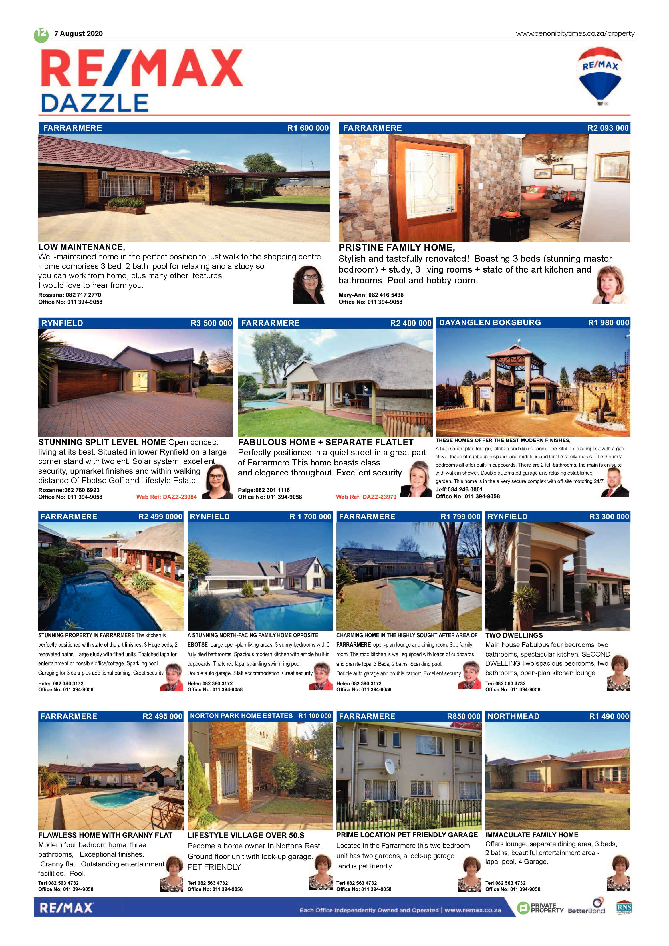 Benoni City Times 06 August 2020 page 12