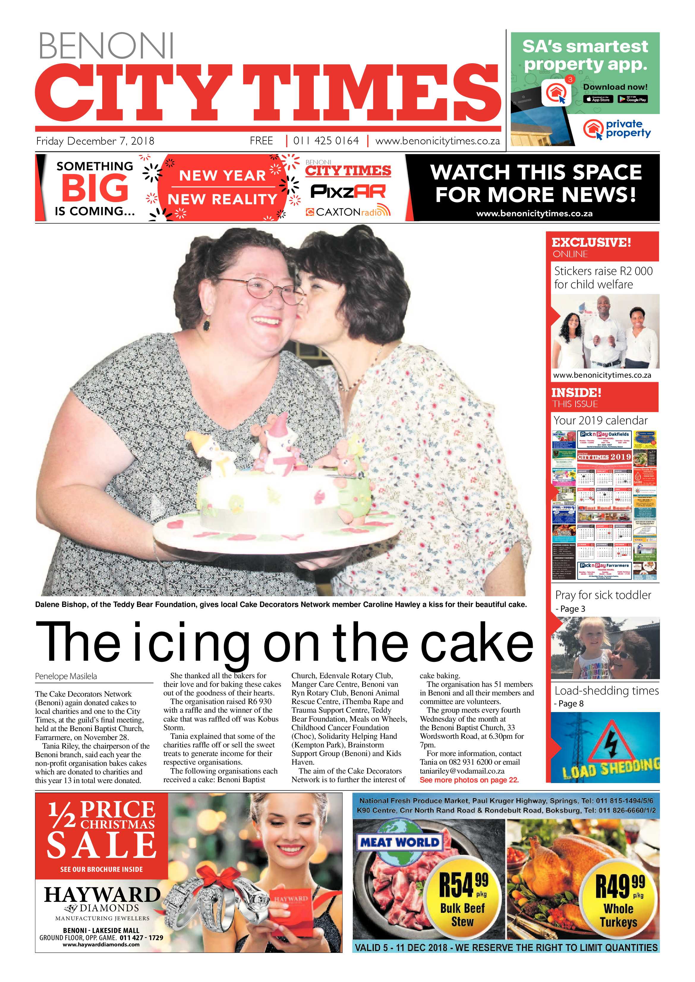 Benoni City Times 06 December 2018 page 1