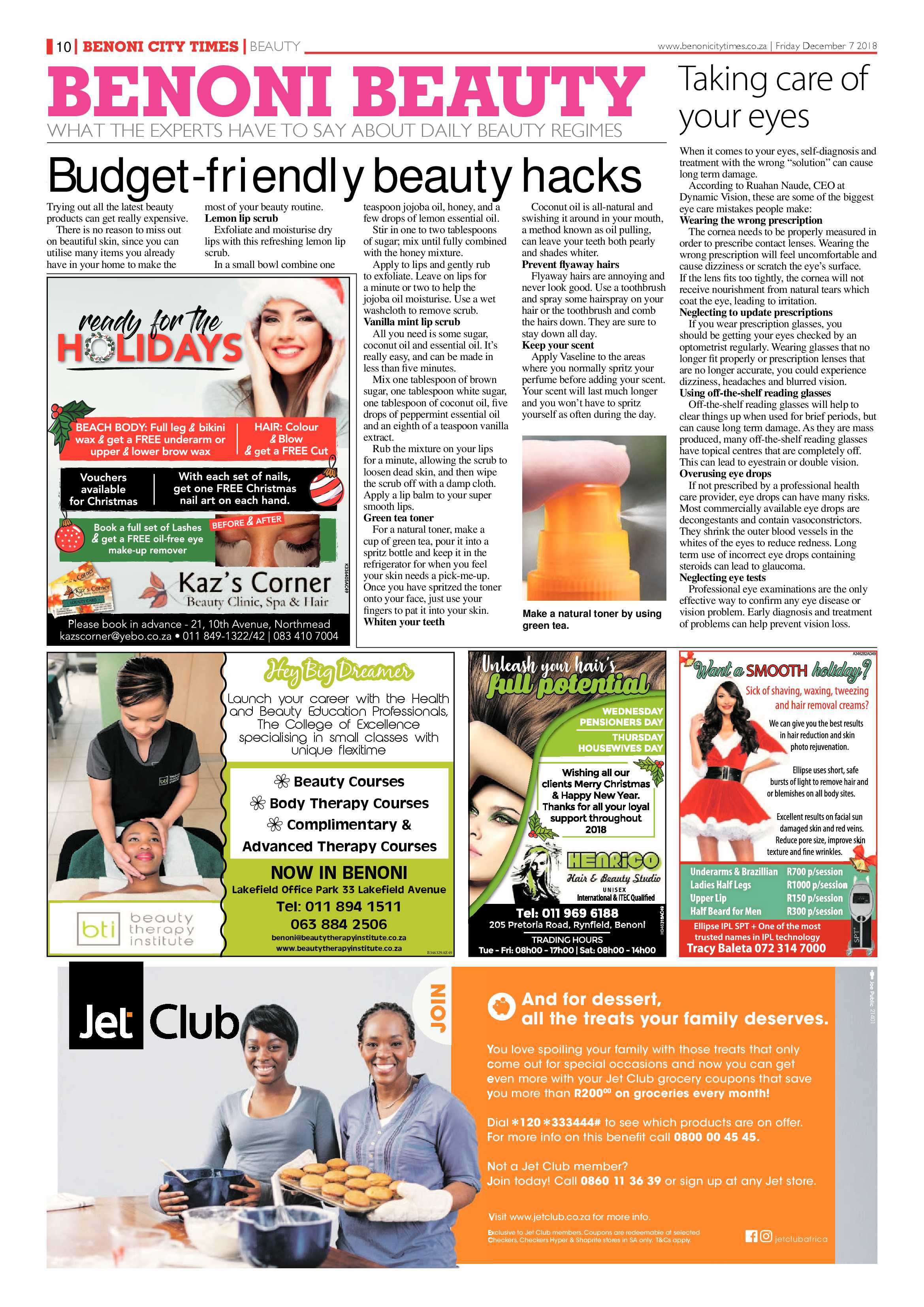 Benoni City Times 06 December 2018 page 10