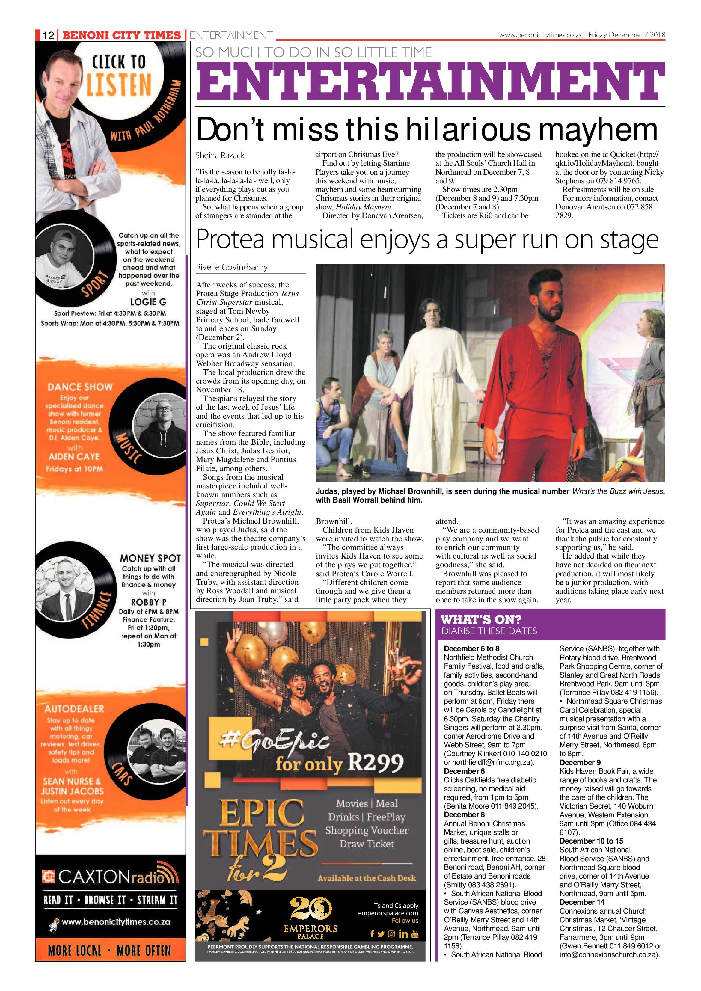 Benoni City Times 06 December 2018 page 12