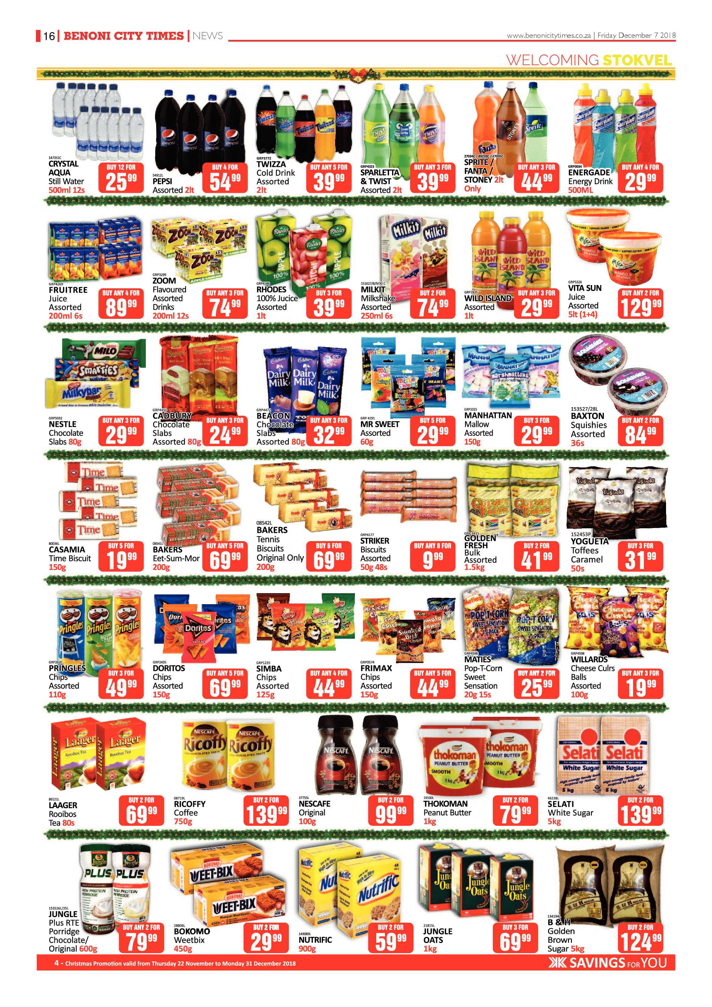 Benoni City Times 06 December 2018 page 16