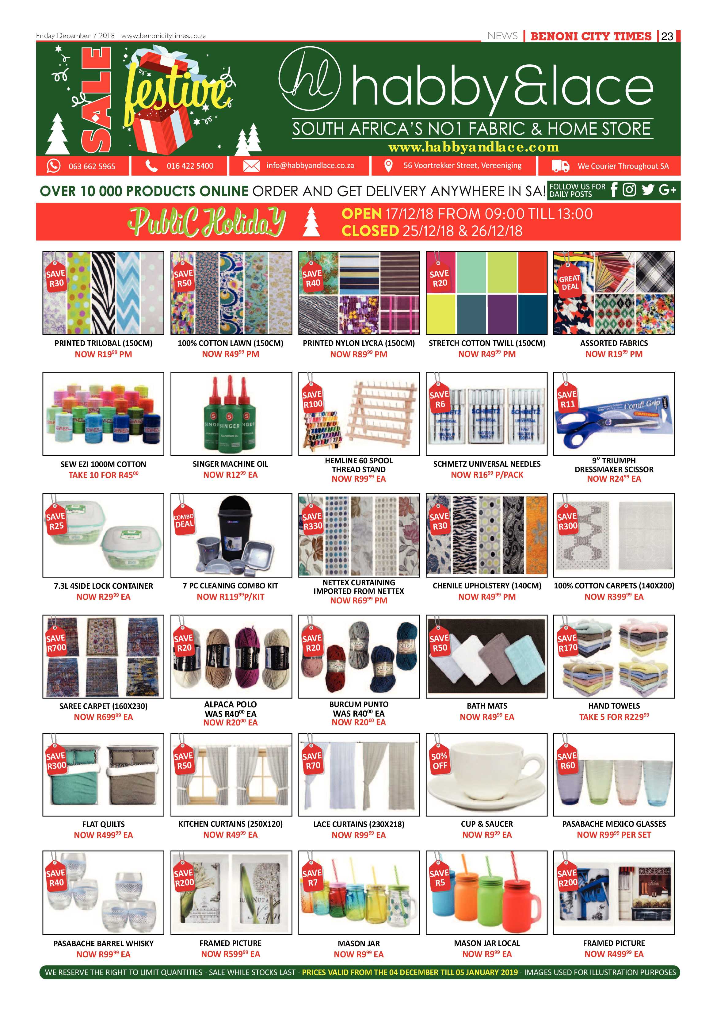 Benoni City Times 06 December 2018 page 23