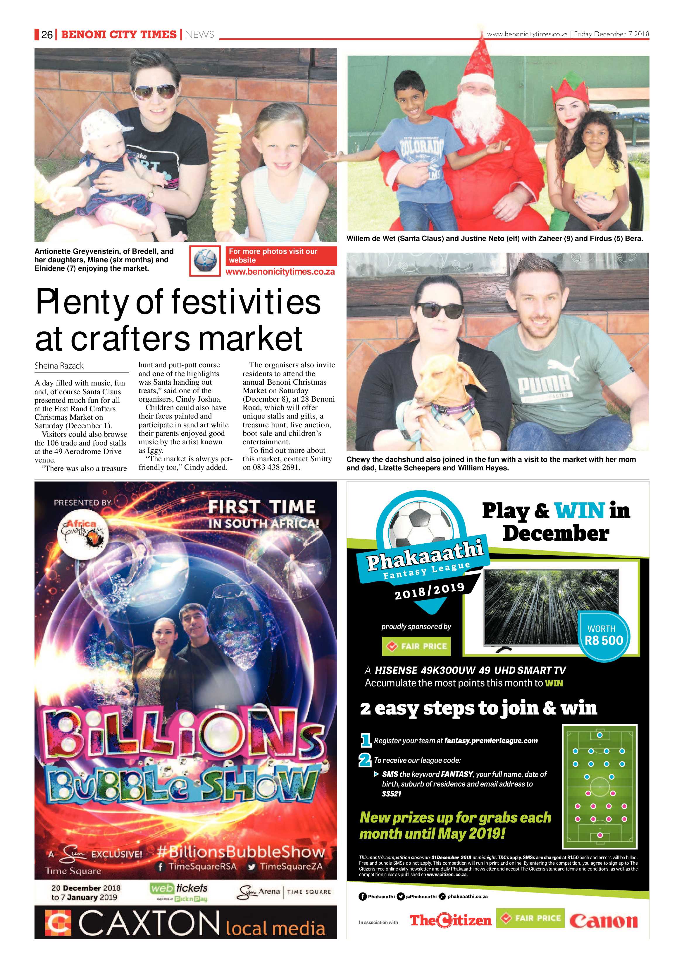 Benoni City Times 06 December 2018 page 26