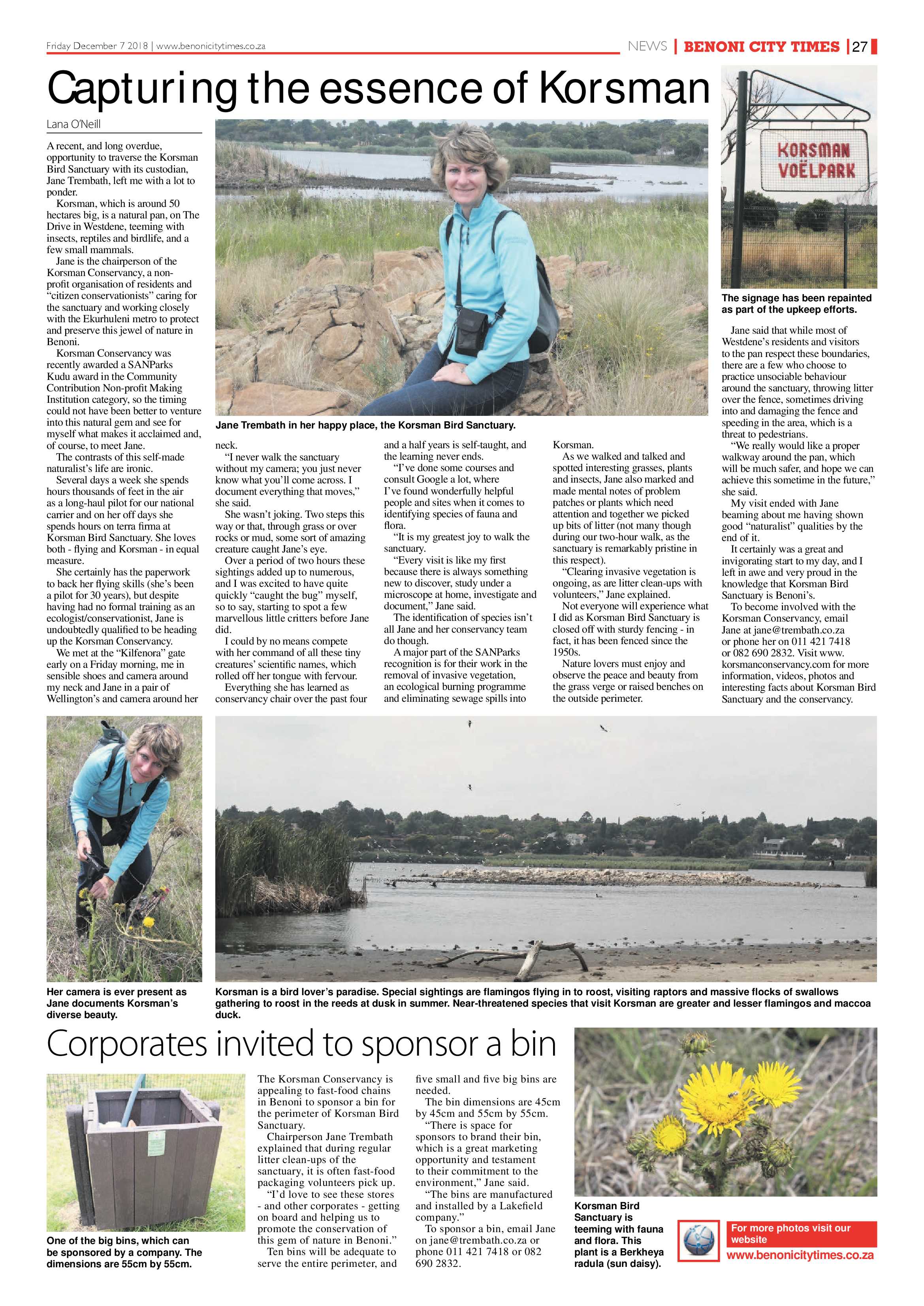 Benoni City Times 06 December 2018 page 27