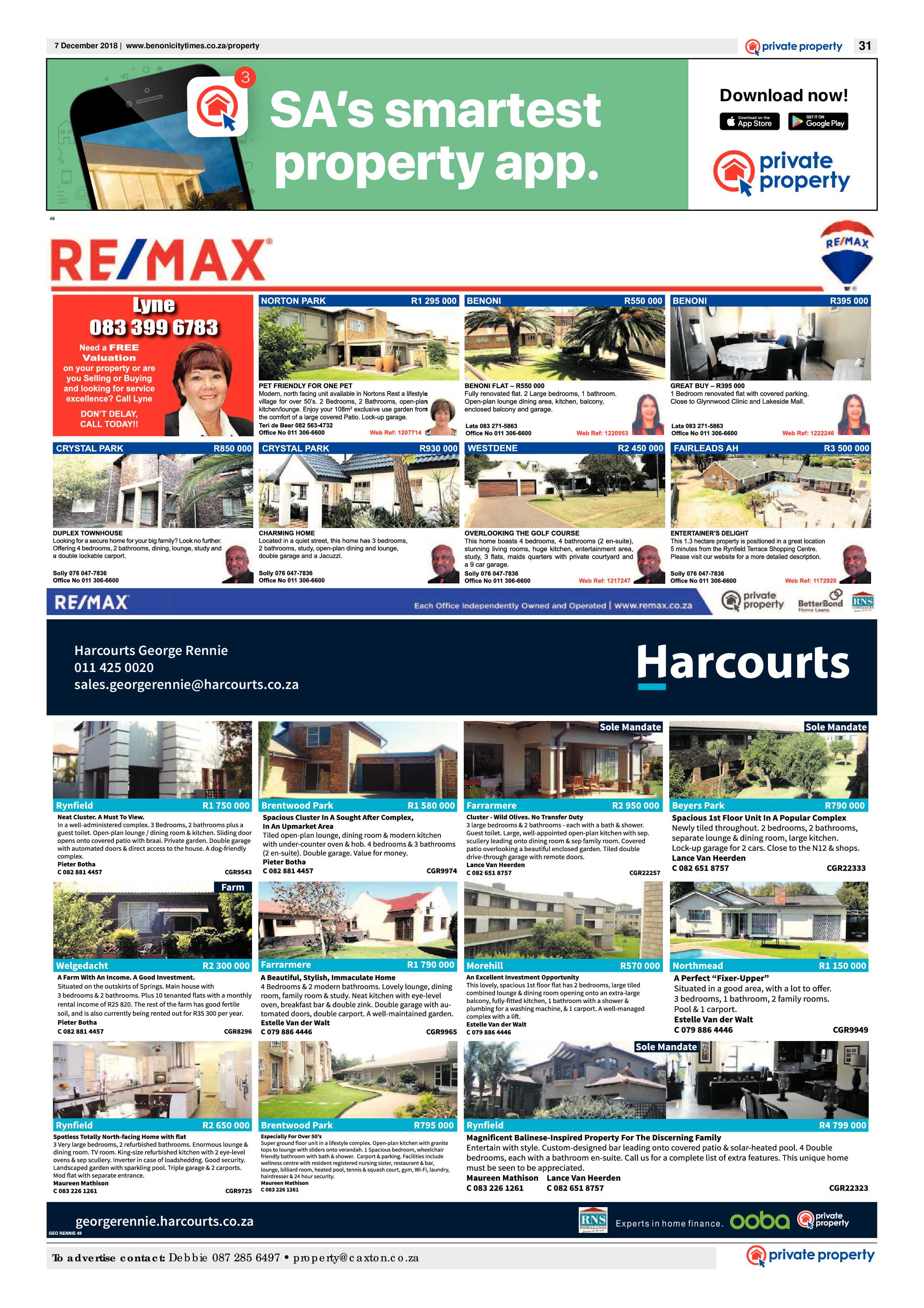Benoni City Times 06 December 2018 page 31