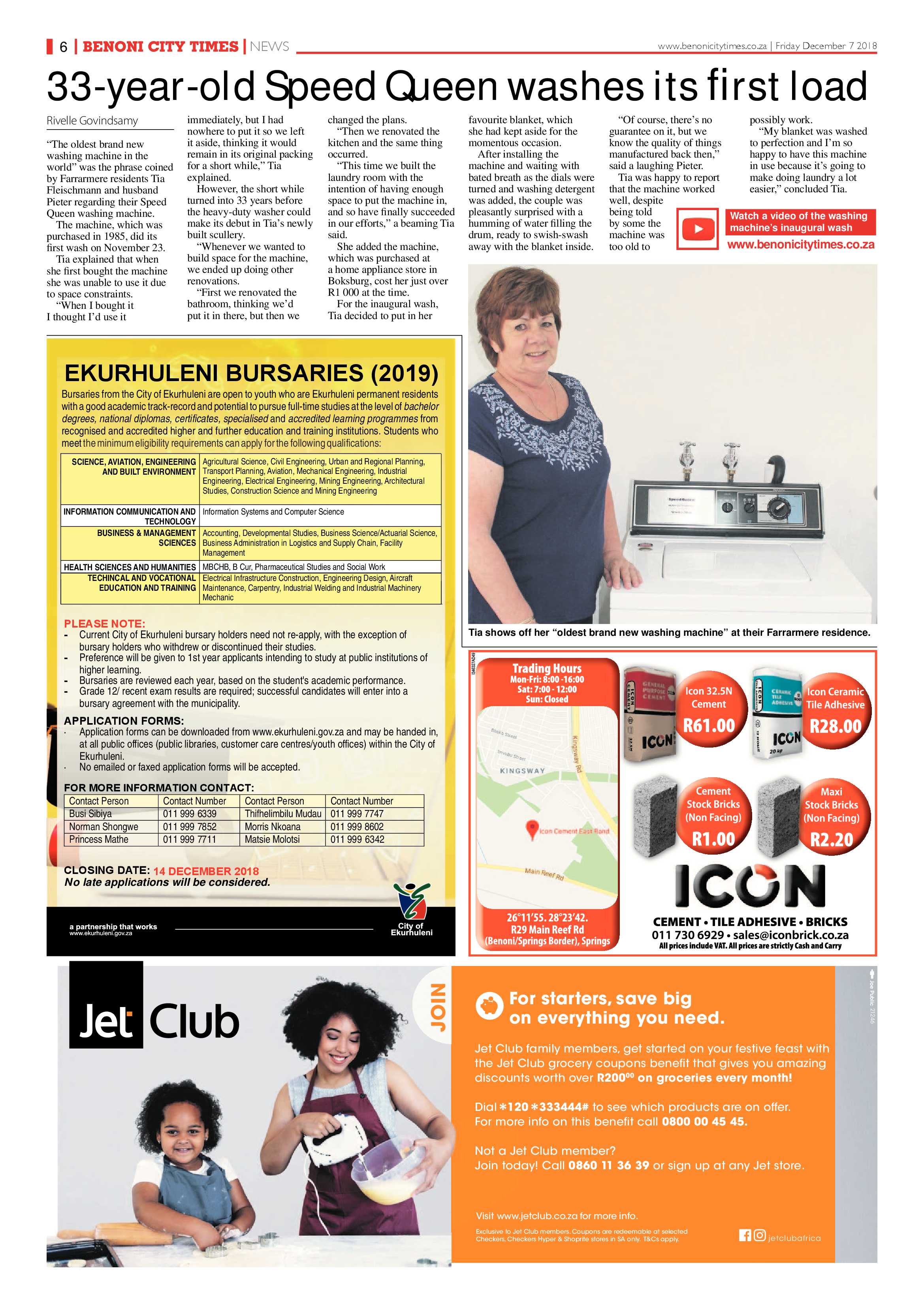 Benoni City Times 06 December 2018 page 6