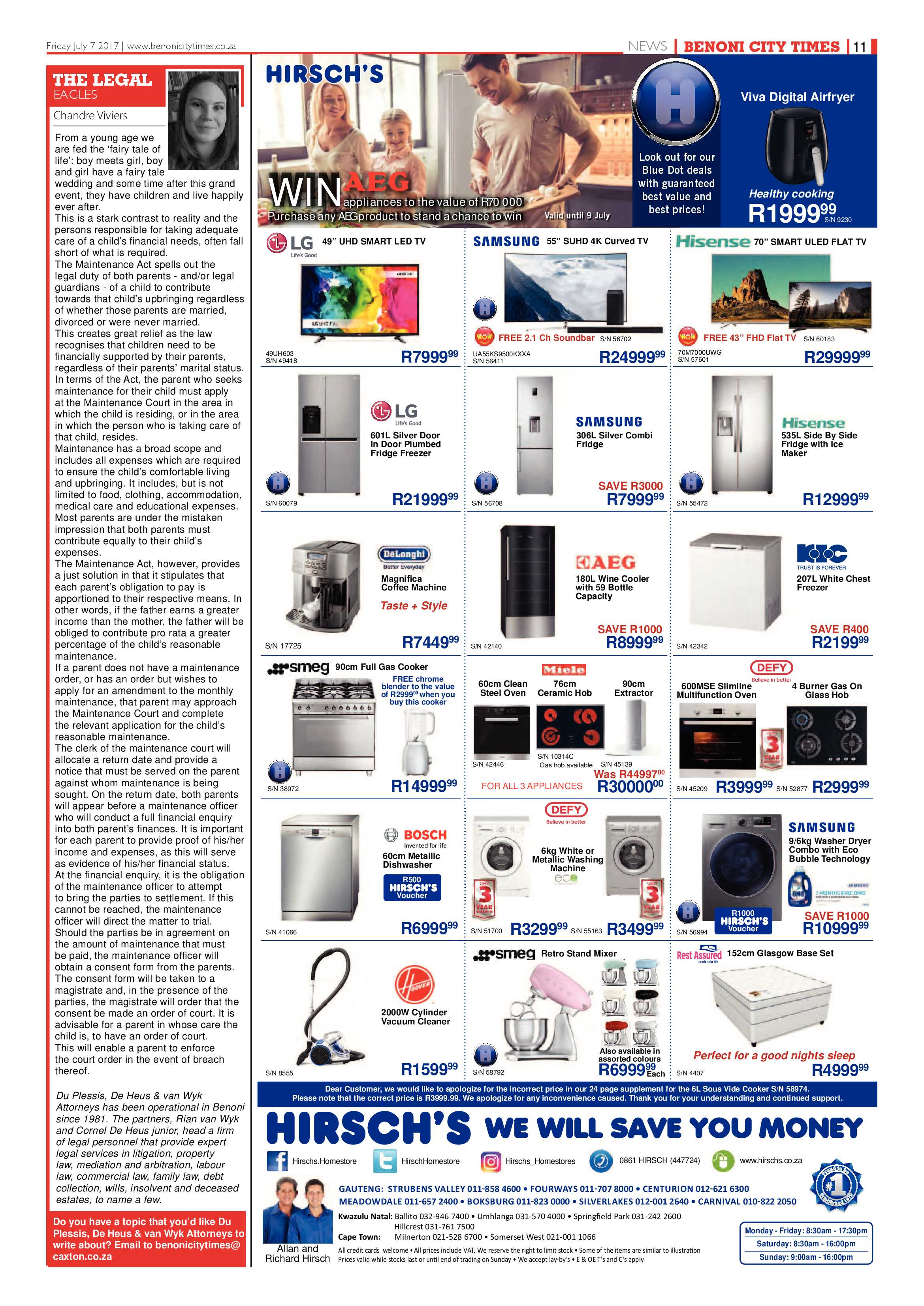 Benoni City Times 06 July 2017 page 11
