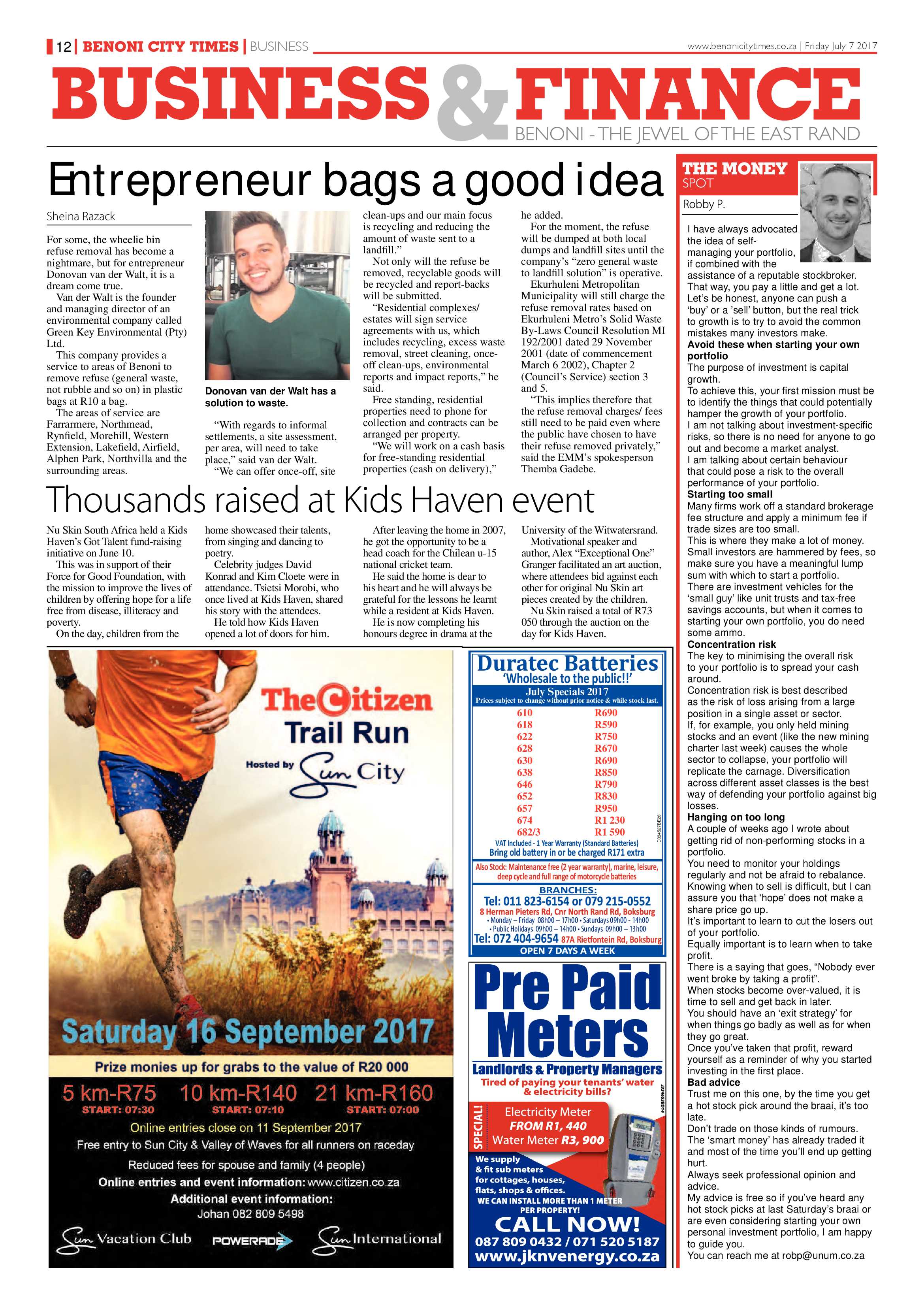 Benoni City Times 06 July 2017 page 12