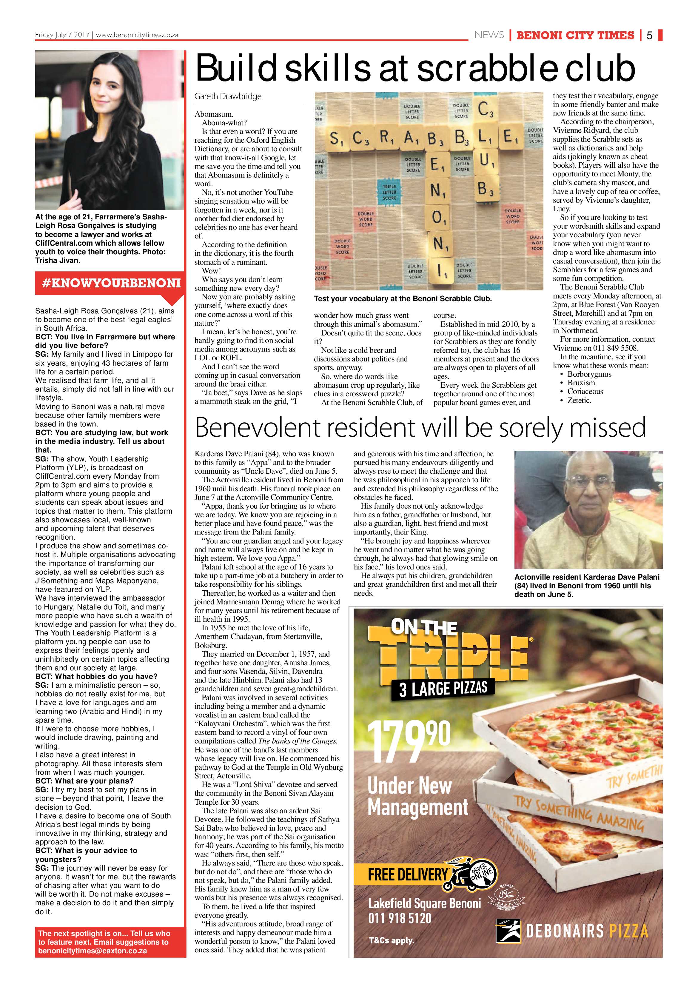 Benoni City Times 06 July 2017 page 5