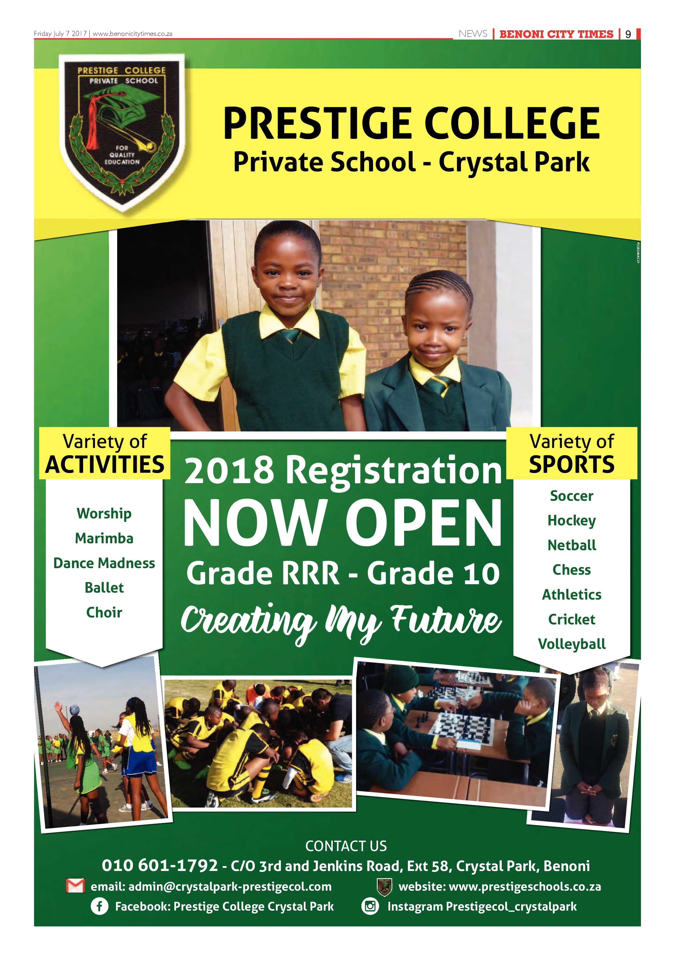 Benoni City Times 06 July 2017 page 9