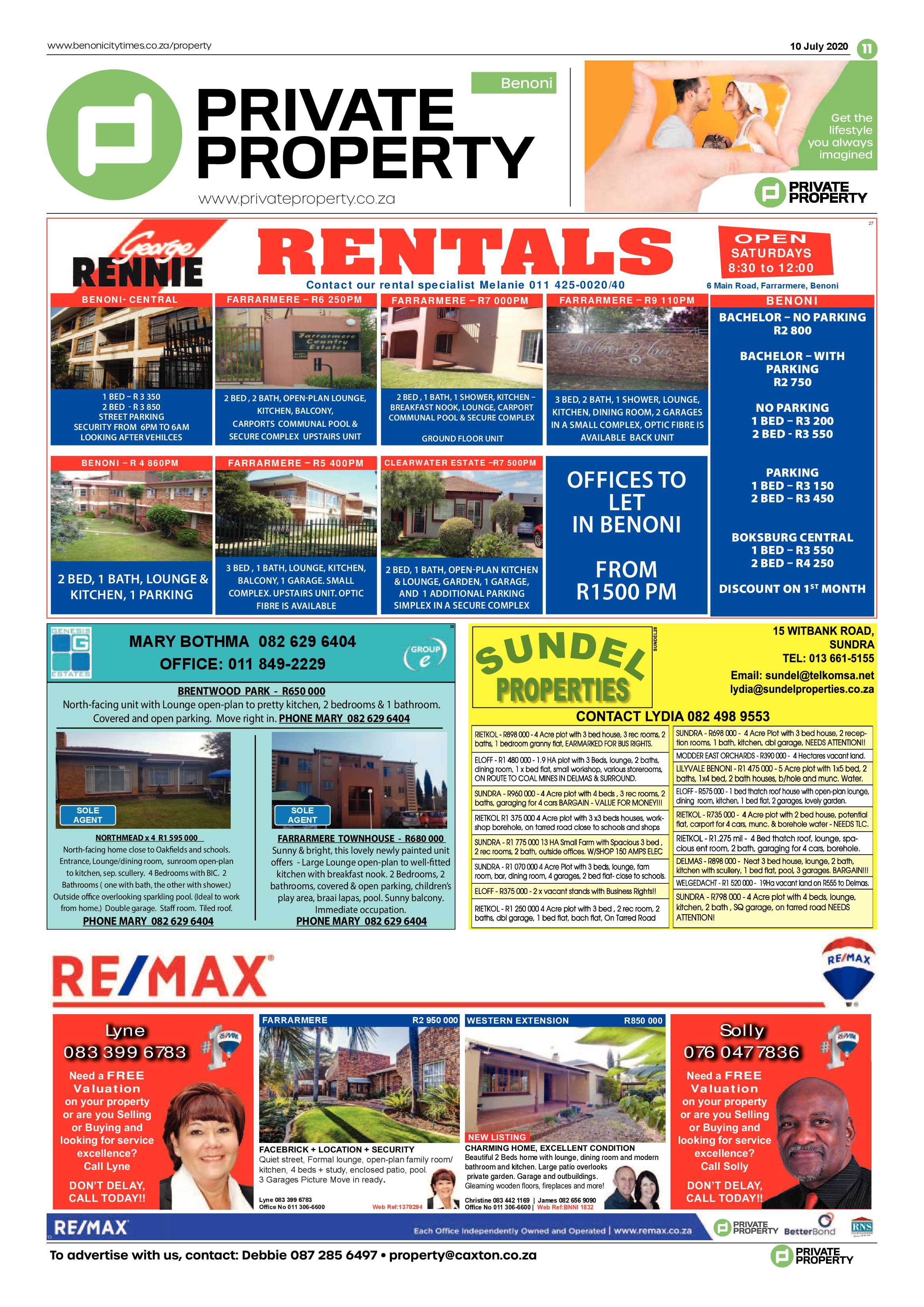 Benoni City Times 09 July 2020 page 11