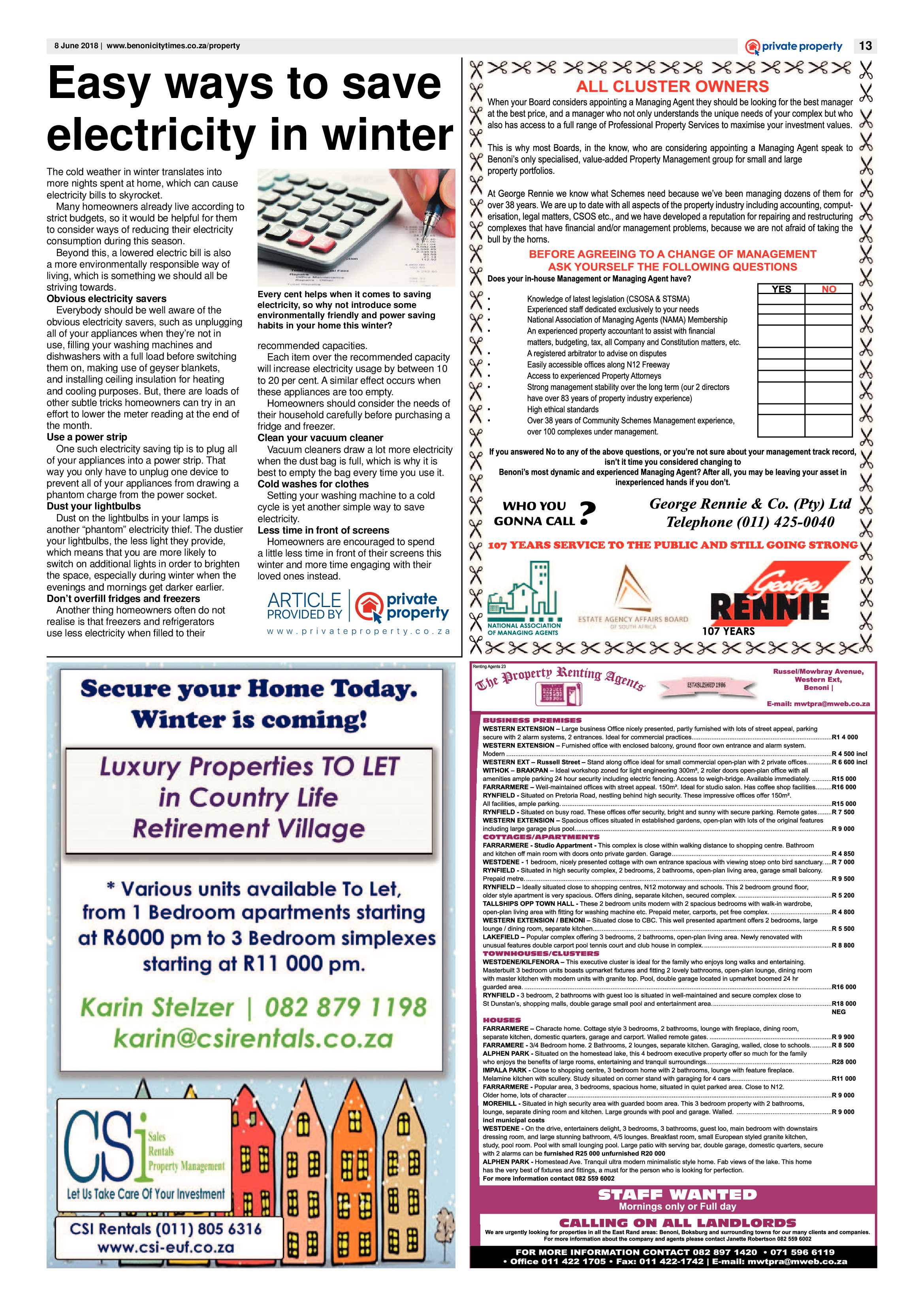 Benoni City Times 07 June 2018 page 13