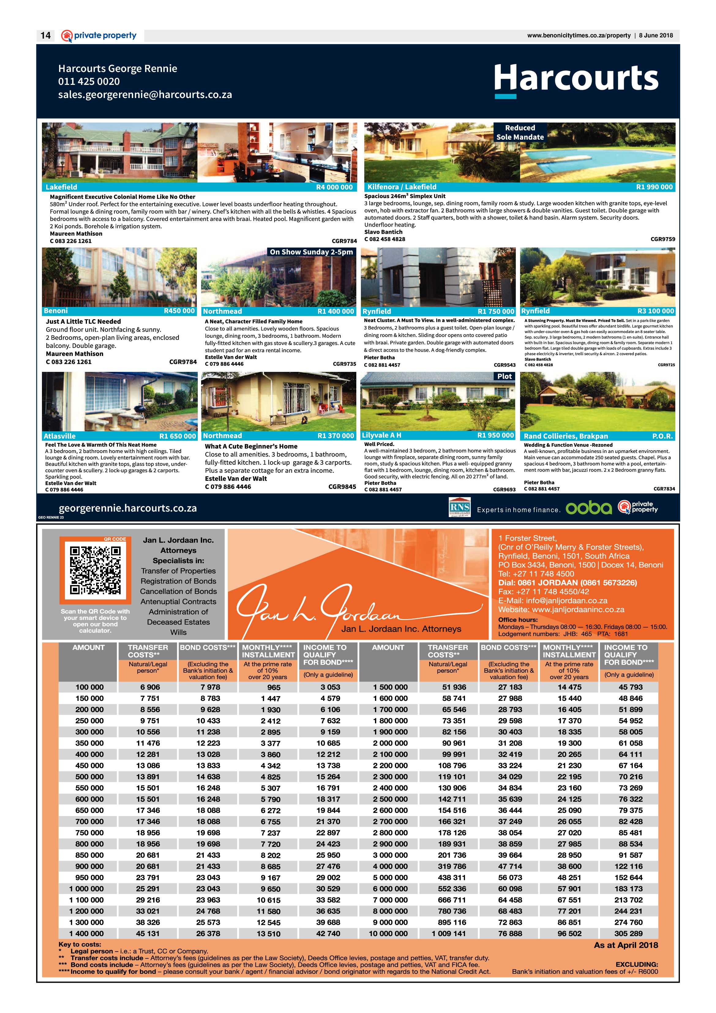 Benoni City Times 07 June 2018 page 14