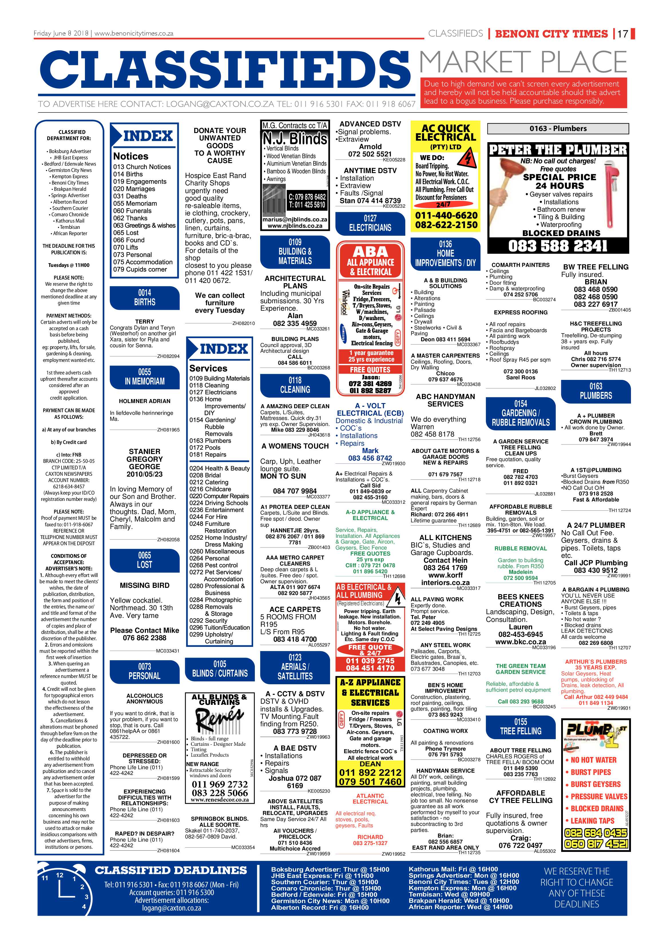 Benoni City Times 07 June 2018 page 17