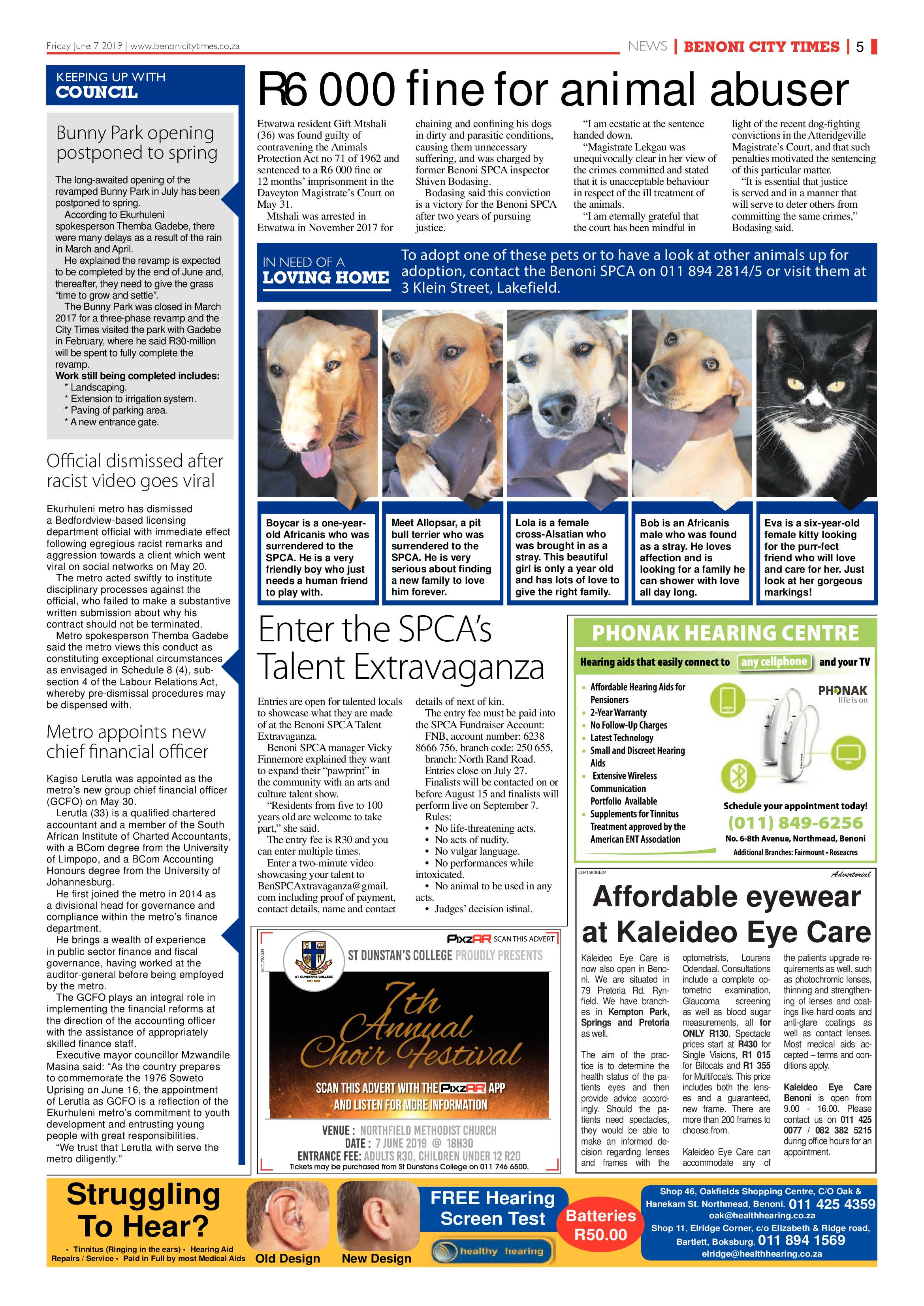 Benoni City Times 06 June 2019 page 5