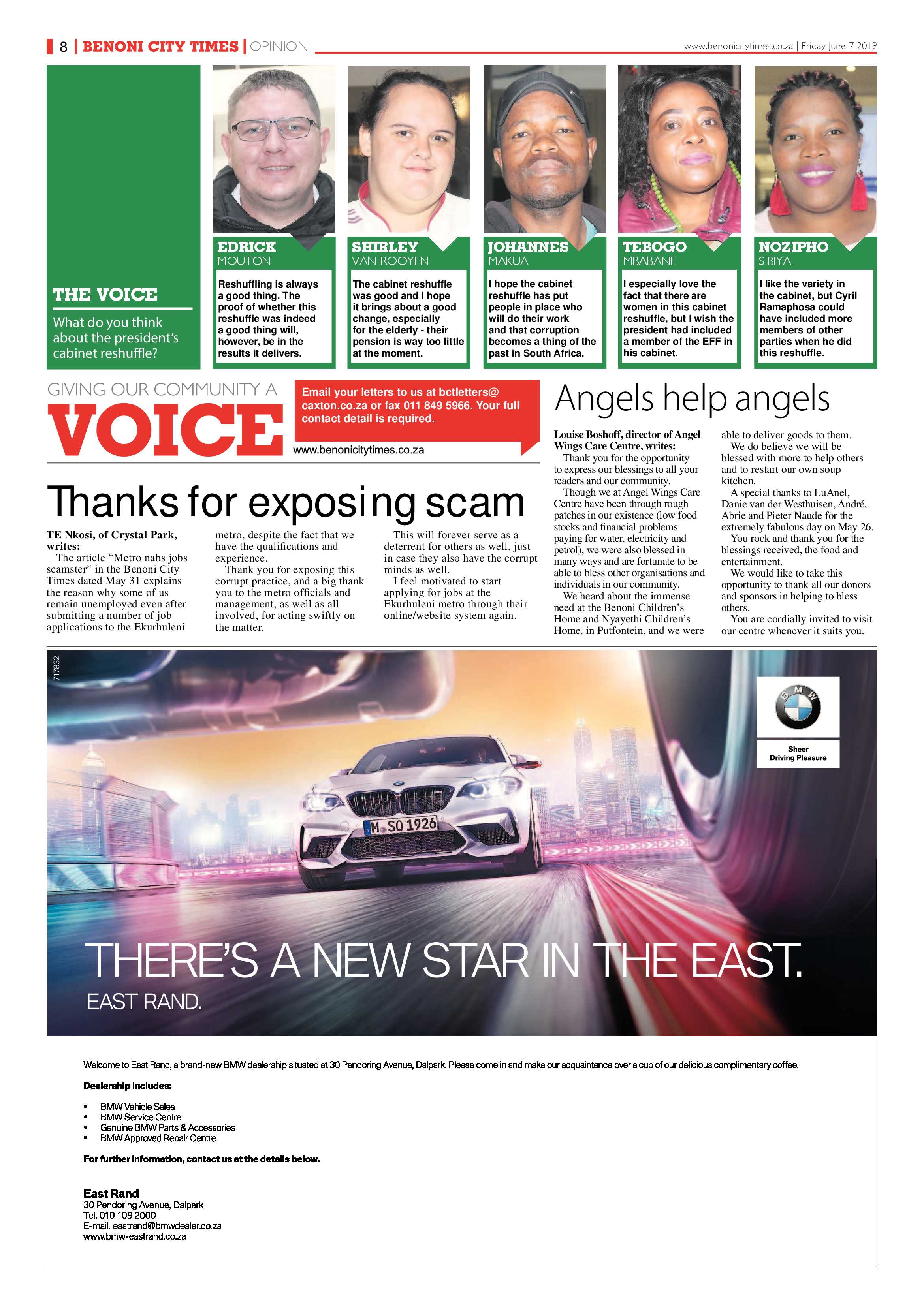 Benoni City Times 06 June 2019 page 8